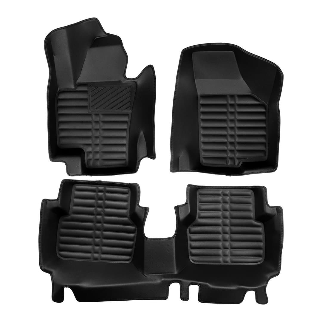 5D Premium Auto Fussmatten TPE Set passend für VW Tiguan (1.Gen) Baujahr 2007-2016