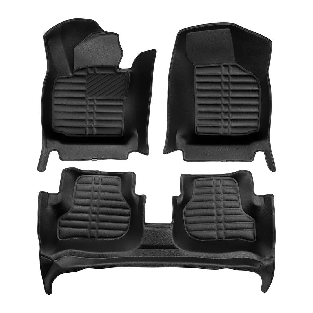 5D Premium Auto Fussmatten TPE Set passend für VW Golf 6 Baujahr 2008-2012