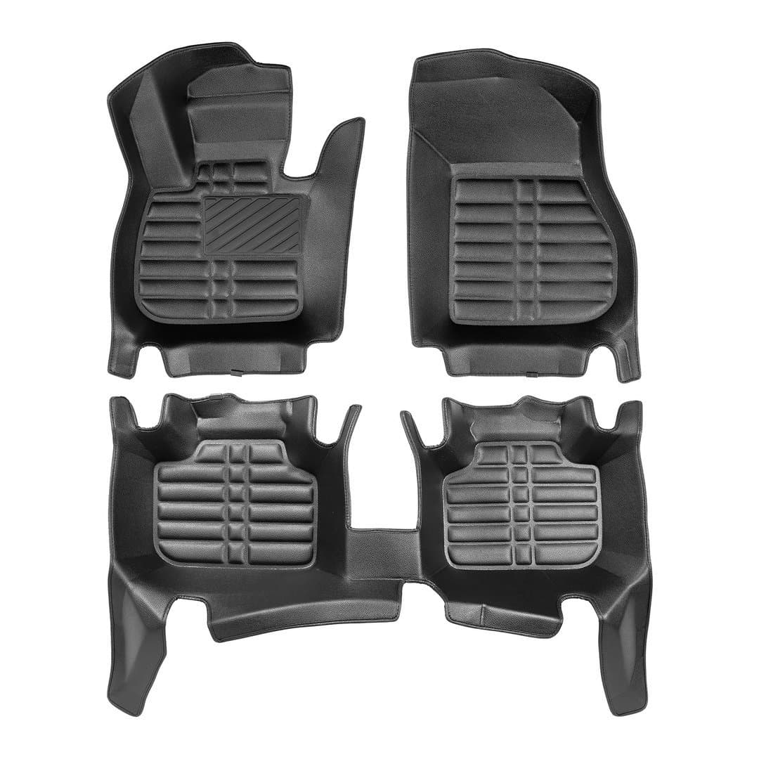 5D Premium Auto Fussmatten TPE Set passend für BMW X1 (F48) Baujahr 2016-2022