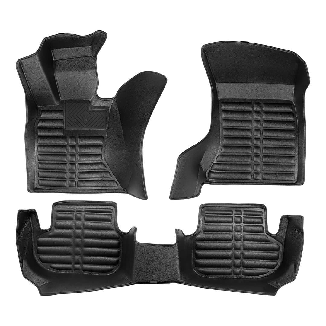 5D Premium Auto Fussmatten TPE Set Passend für BMW 5 (F10) xDrive Baujahr 2014-2016