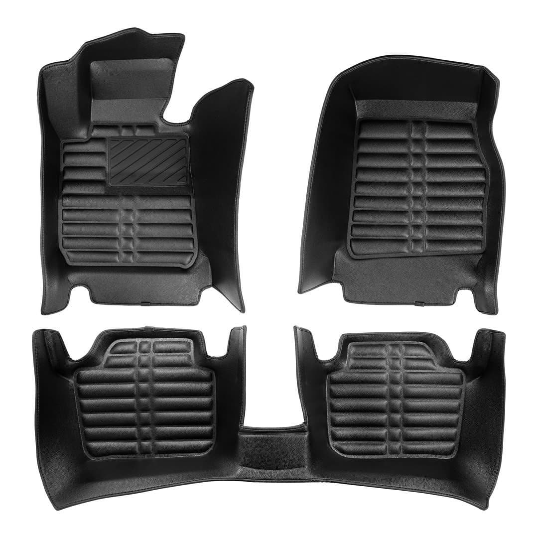 5D Premium Auto Fussmatten TPE Set passend für BMW 3 (F30) Touring xDrive Baujahr 2012-2018