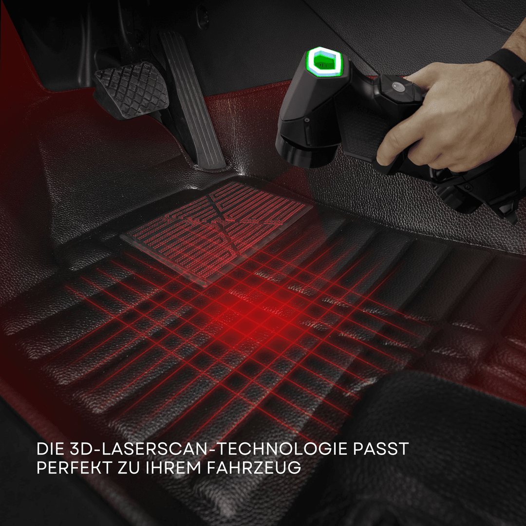 5D Premium Auto Fussmatten TPE Set passend für VW Amarok (2.Gen) Baujahr ab 2023