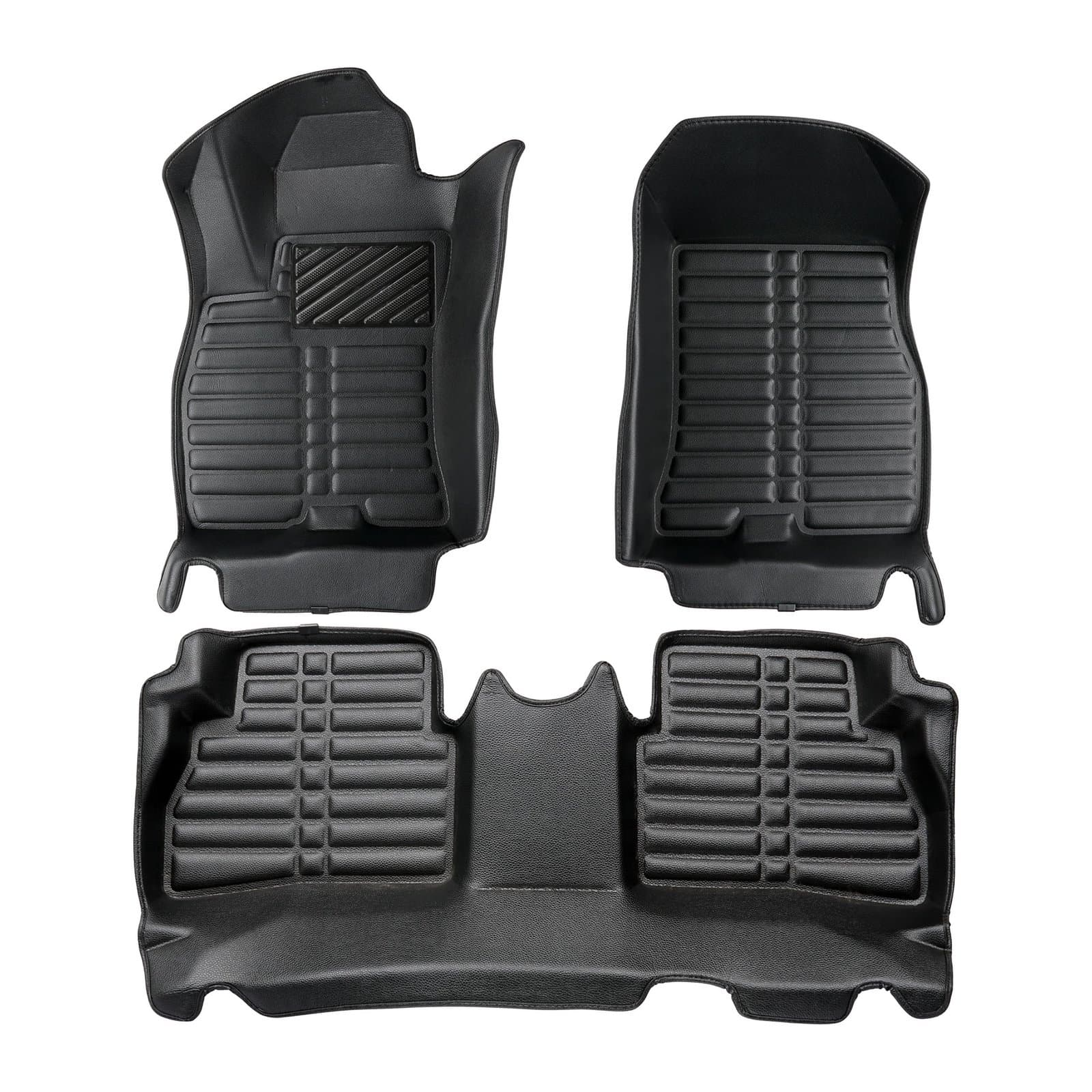 5D Premium Auto Fussmatten TPE Set passend für Fiat Doblo (2.Gen) Baujahr 2010-2022