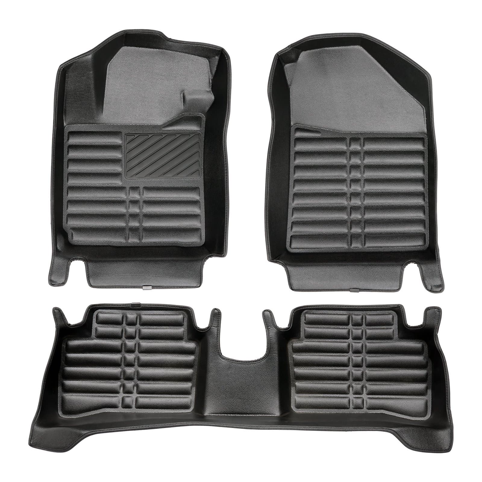 5D Premium Auto Fussmatten TPE Set passend für Hyundai i10 (2.Gen) Baujahr 2013-2019