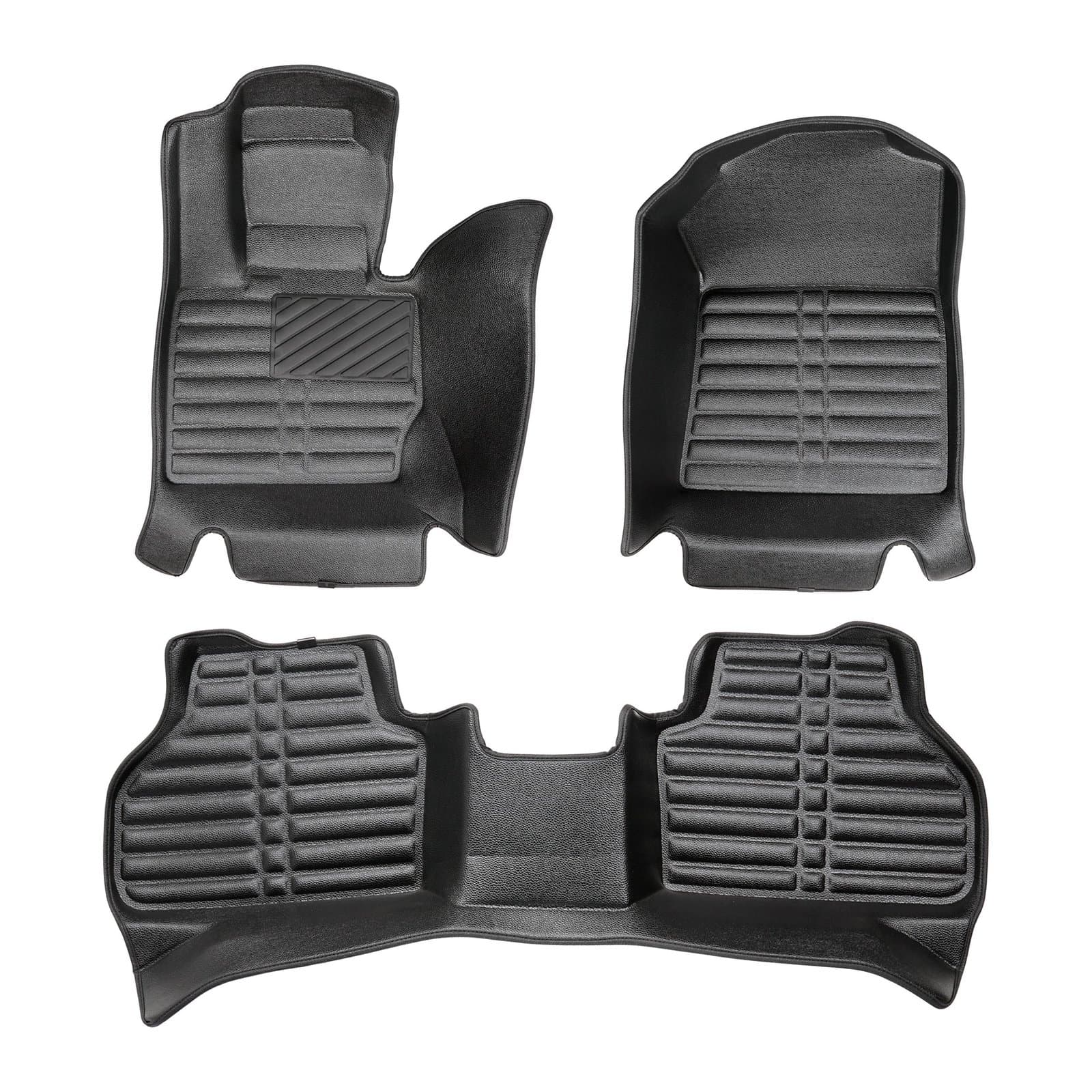 5D Premium Auto Fussmatten TPE Set passend für BMW X4 (F26) Baujahr 2014-2018