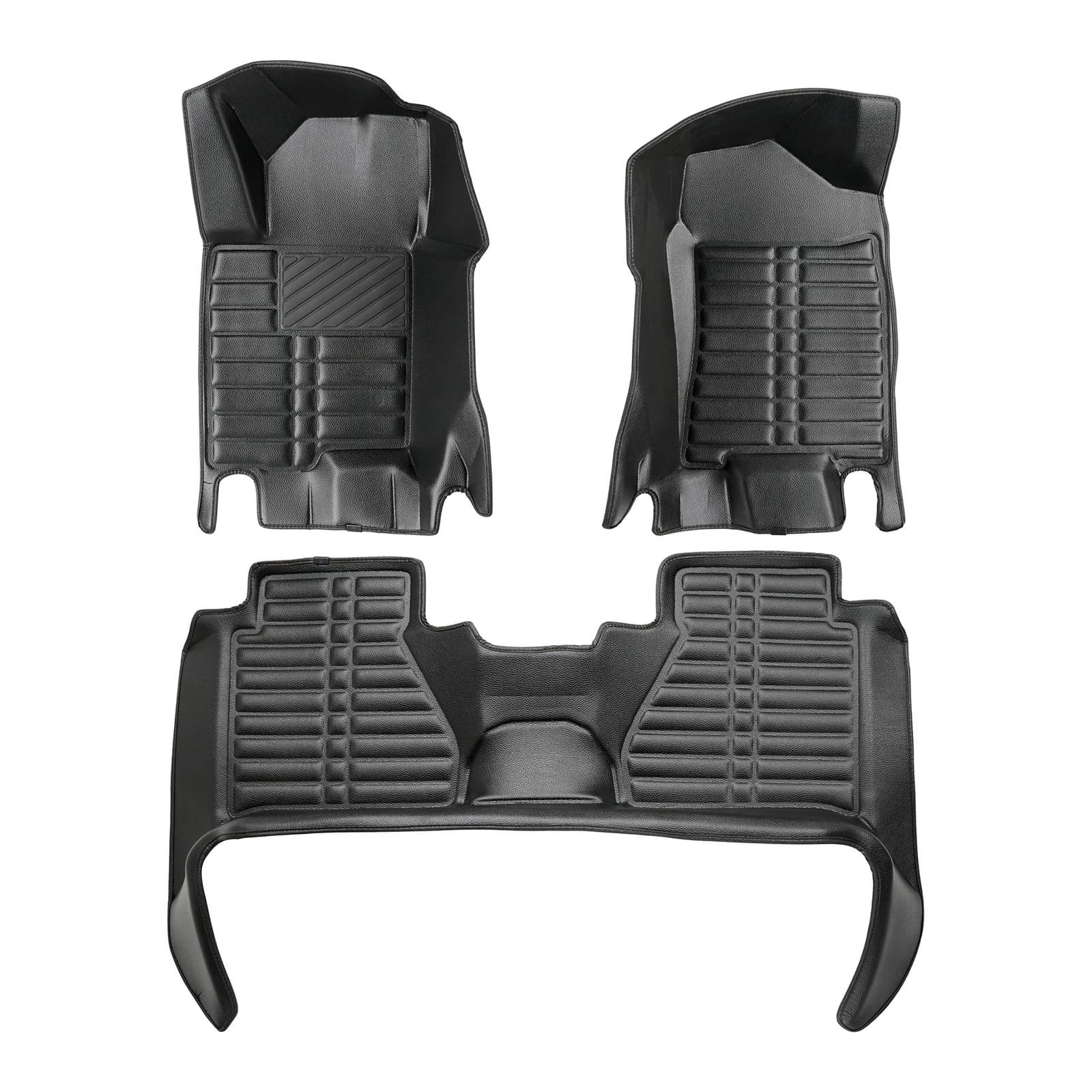 5D Premium Auto Fussmatten TPE Set passend für Nissan Navara (4.Gen) Baujahr 2014-2024