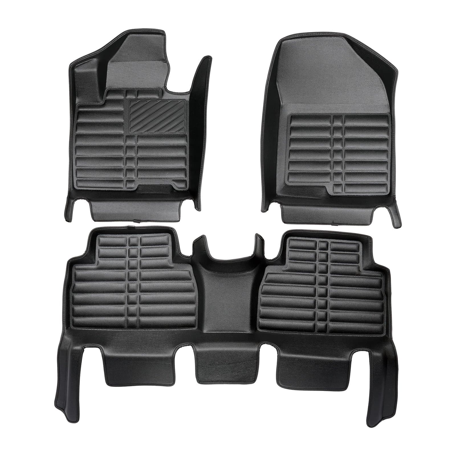 5D Premium Auto Fussmatten TPE Set passend für Hyundai Santa Fe (4.Gen) Baujahr 2018-2023