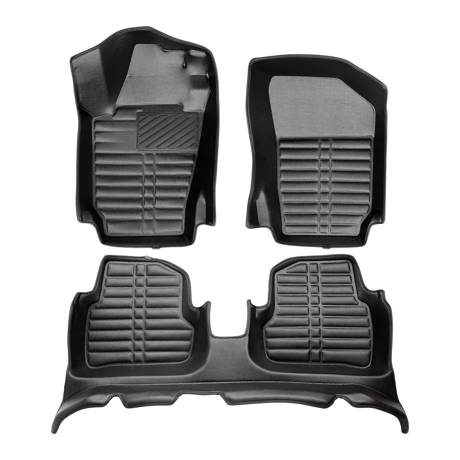 5D Premium Auto Fussmatten TPE Set passend für VW Polo (5.Gen) Baujahr 2009-2017