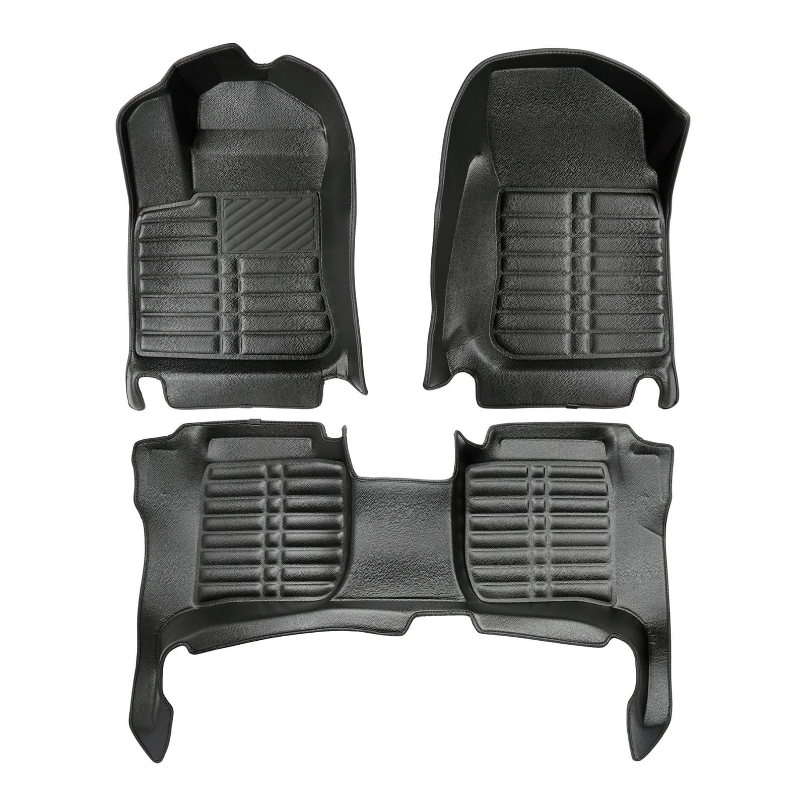 5D Premium Auto Fussmatten TPE Set passend für VW Touareg (2.Gen) Baujahr 2010-2018