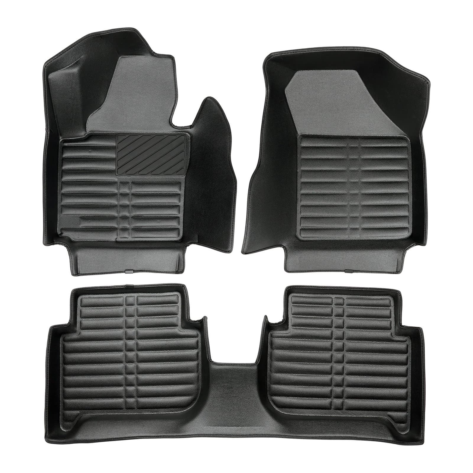 5D Premium Auto Fussmatten TPE Set passend für VW Touran (1.Gen) Baujahr 2003-2015