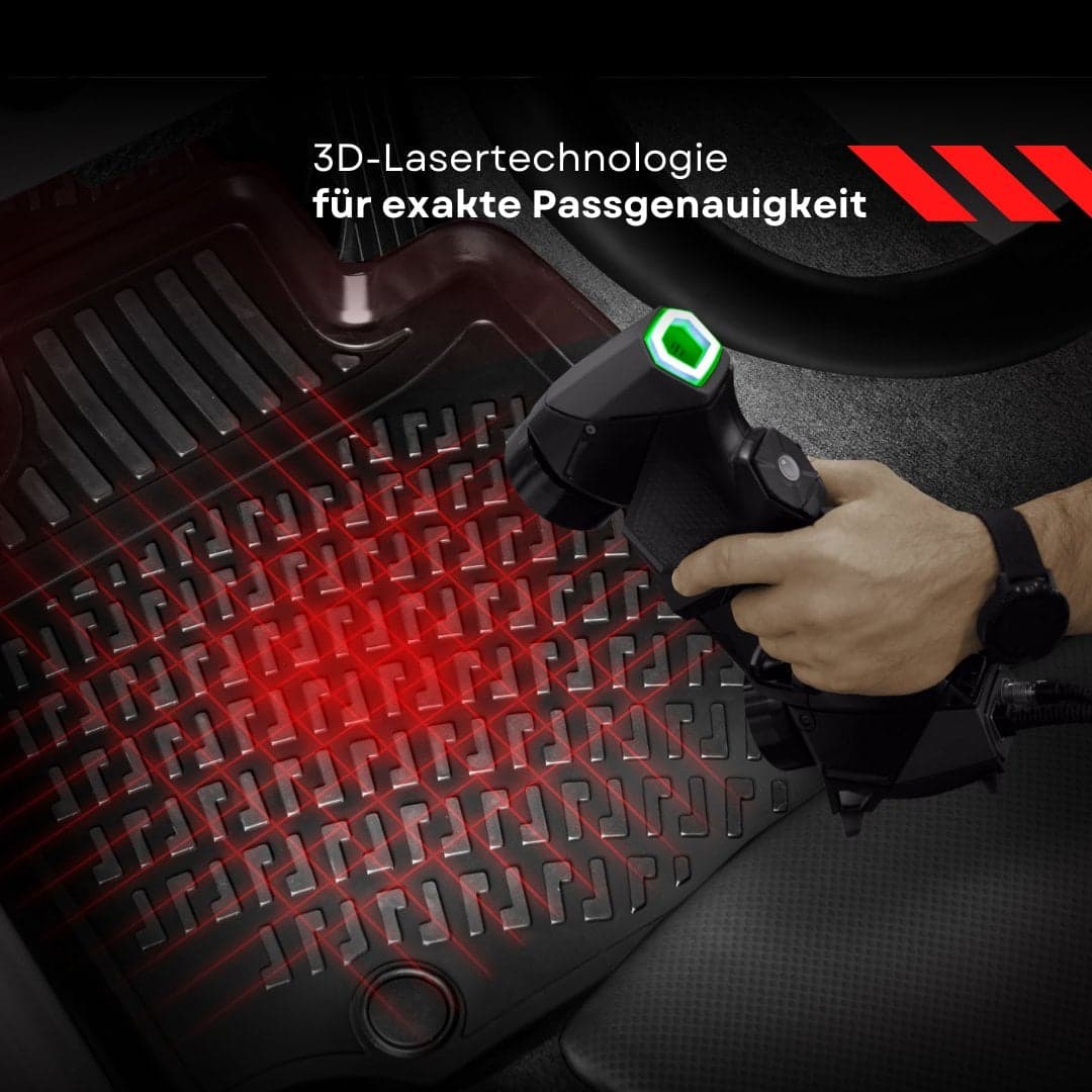 3D Fussmatten passend für Audi A3 Baujahr 2012-2020