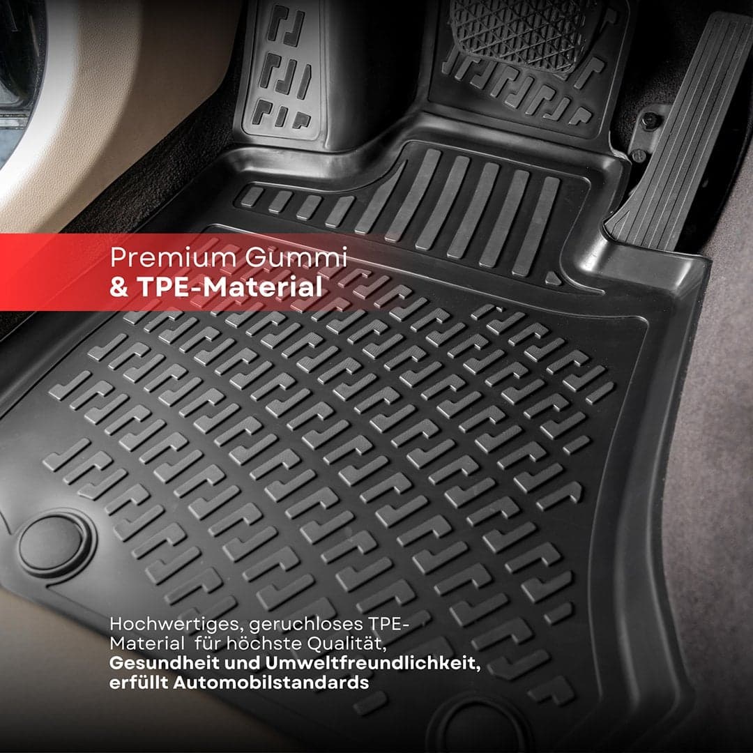 3D Fussmatten passend für Audi A3 Baujahr 2012-2020