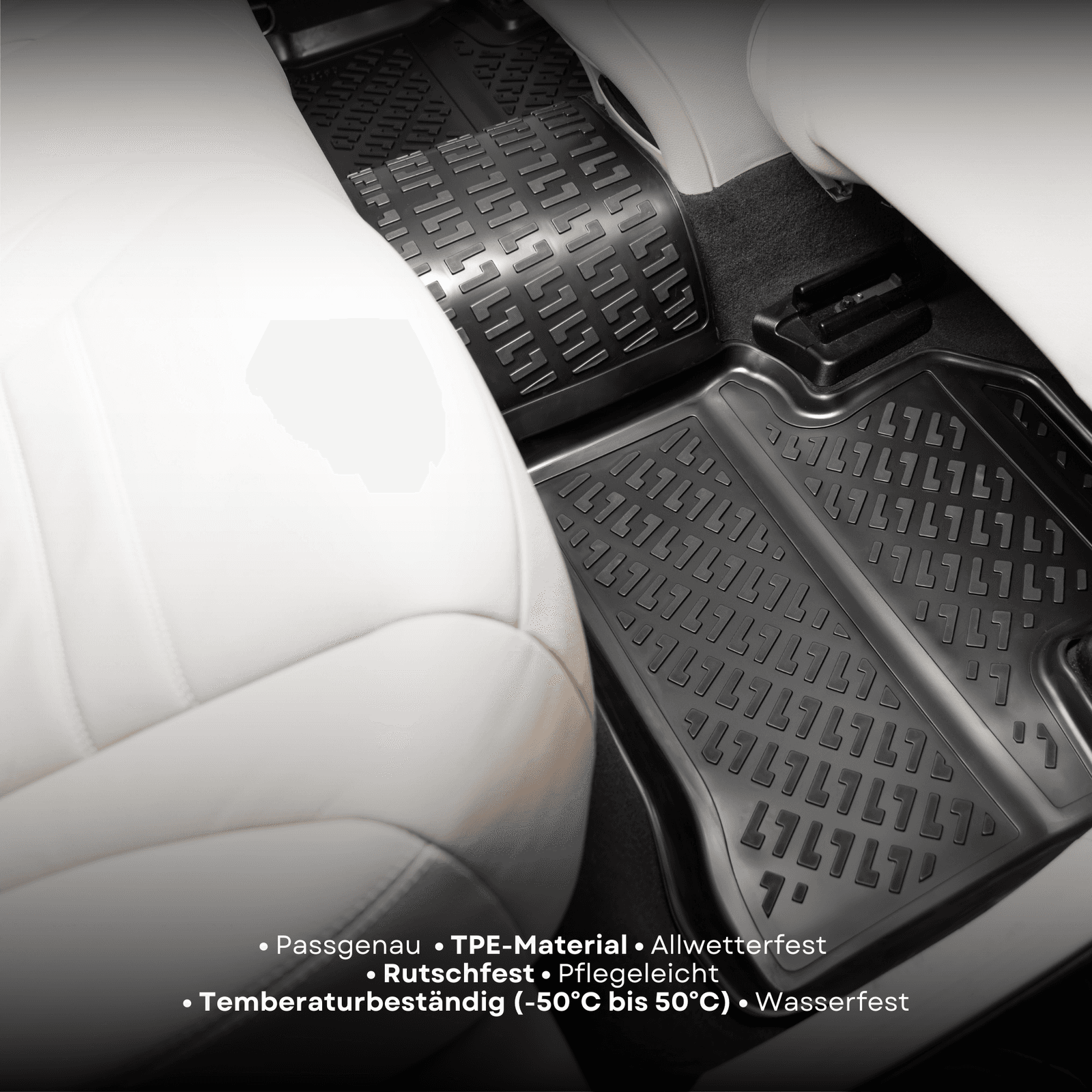 3D Auto Fussmatten Set passend für Mitsubishi Outlander Baujahr 2012-2021