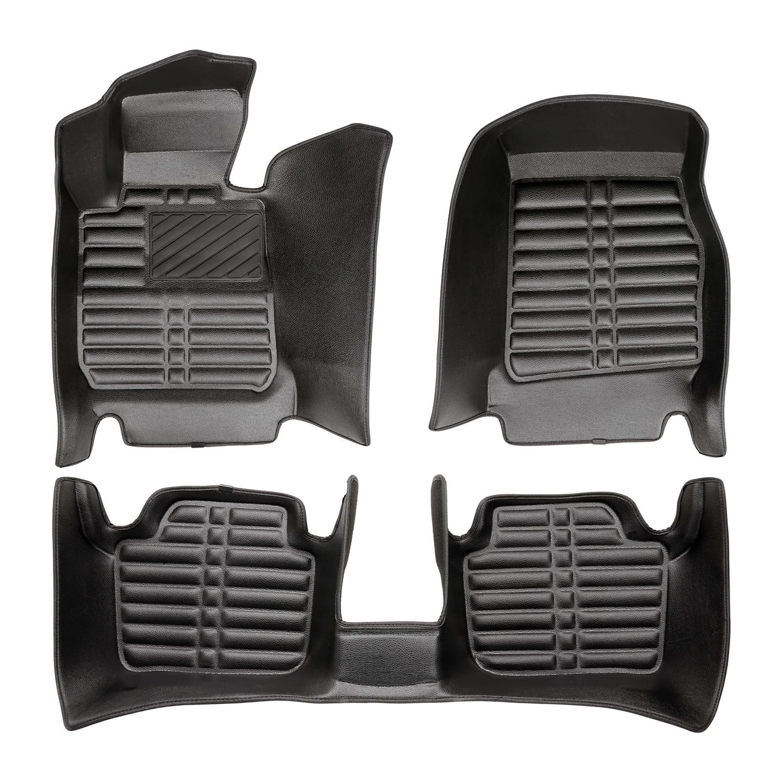 5D Premium Auto Fussmatten TPE Set passend für BMW 3 (E90/E91) Baujahr 2005-2013