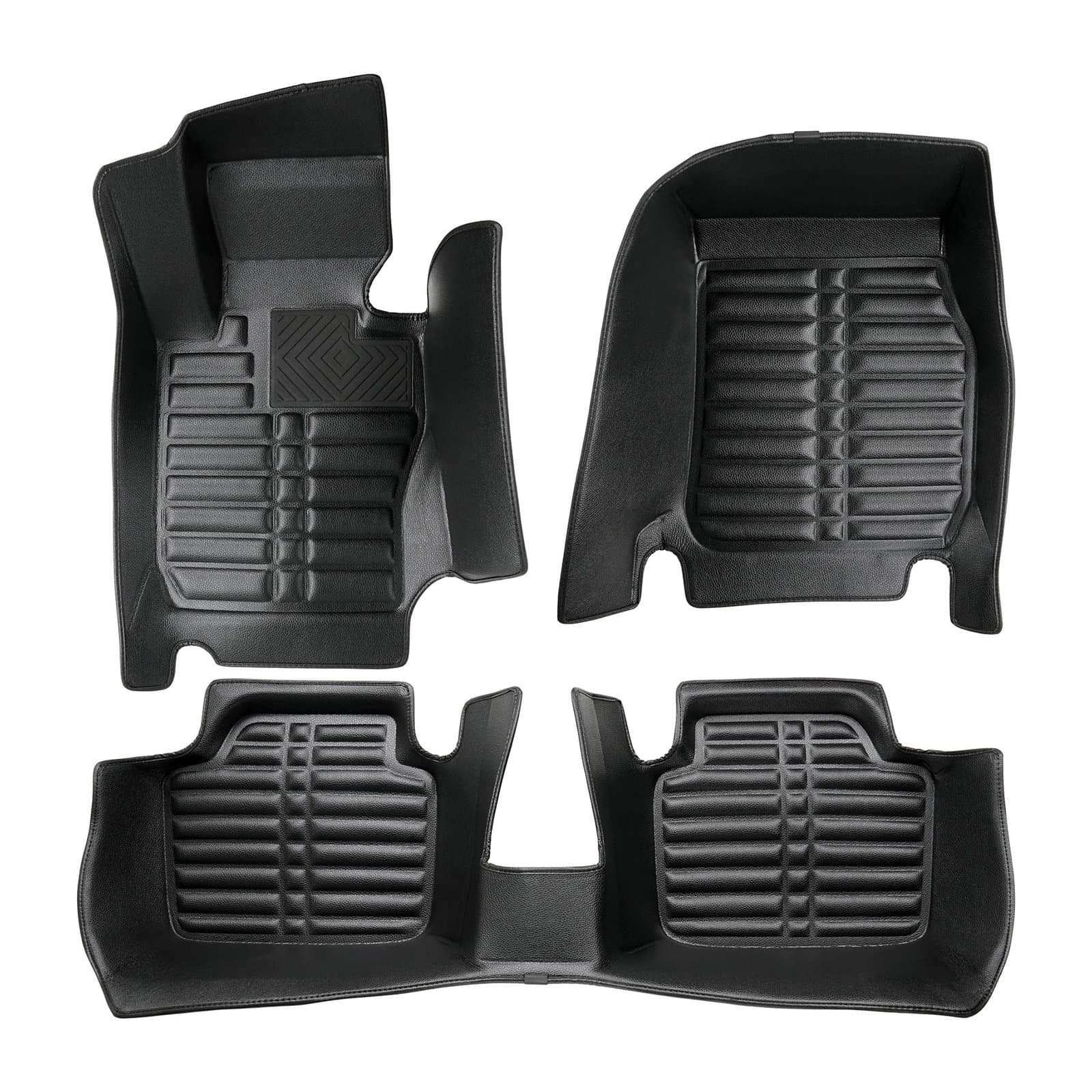 5D Premium Auto Fussmatten TPE Set passend für BMW 3 (F31) Touring xDrive Baujahr 2012-2015