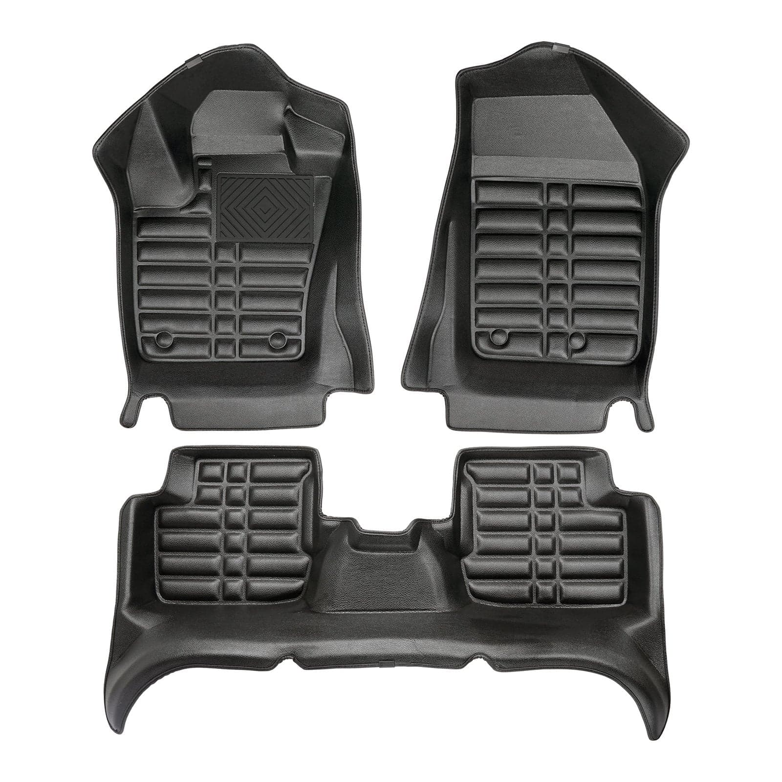 5D Premium Auto Fussmatten TPE Set passend für Fiat 500 X Baujahr 2014-2023