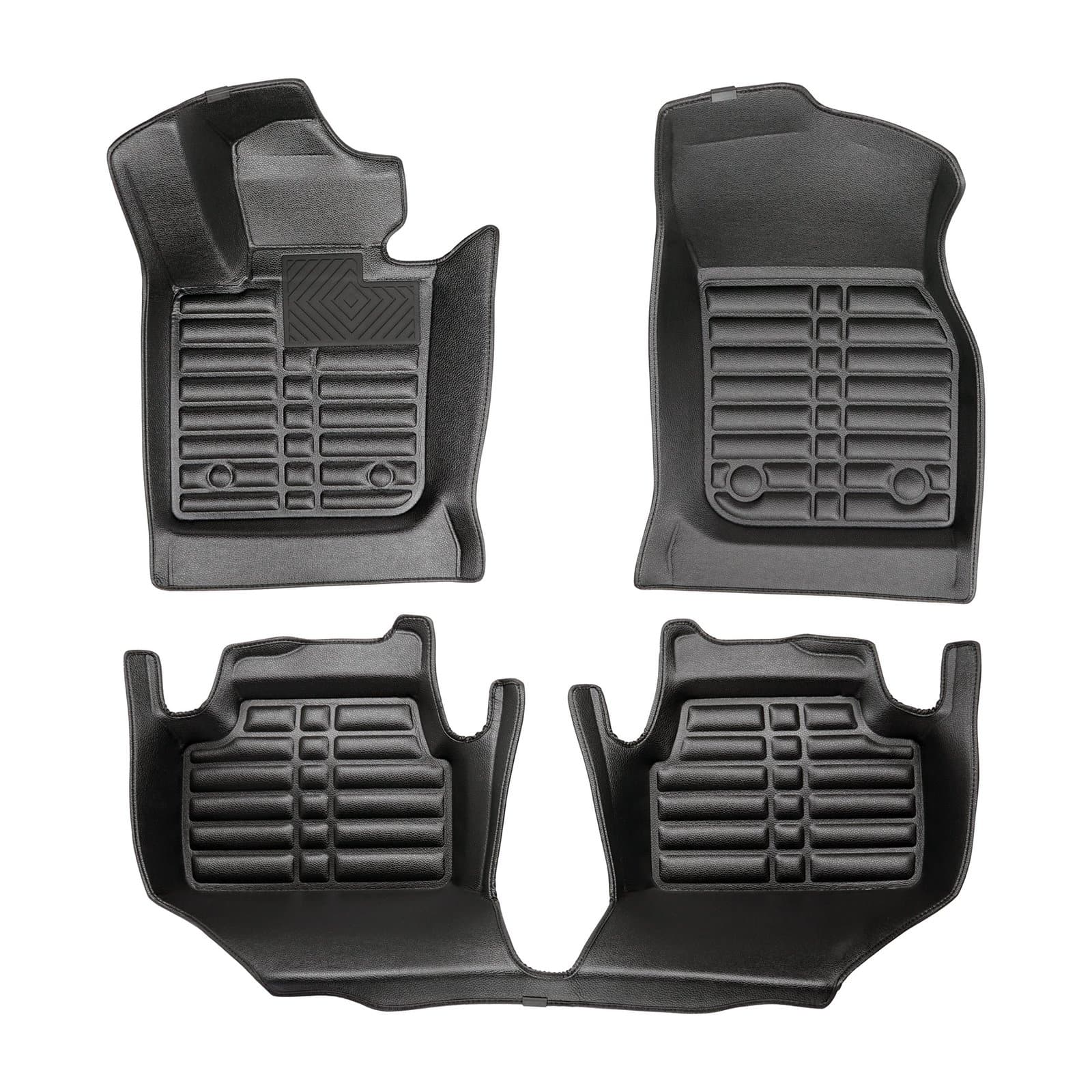 5D Premium Auto Fussmatten TPE Set passend für Mini Cooper F55 (3.Gen) (5 Türig) Baujahr ab 2014