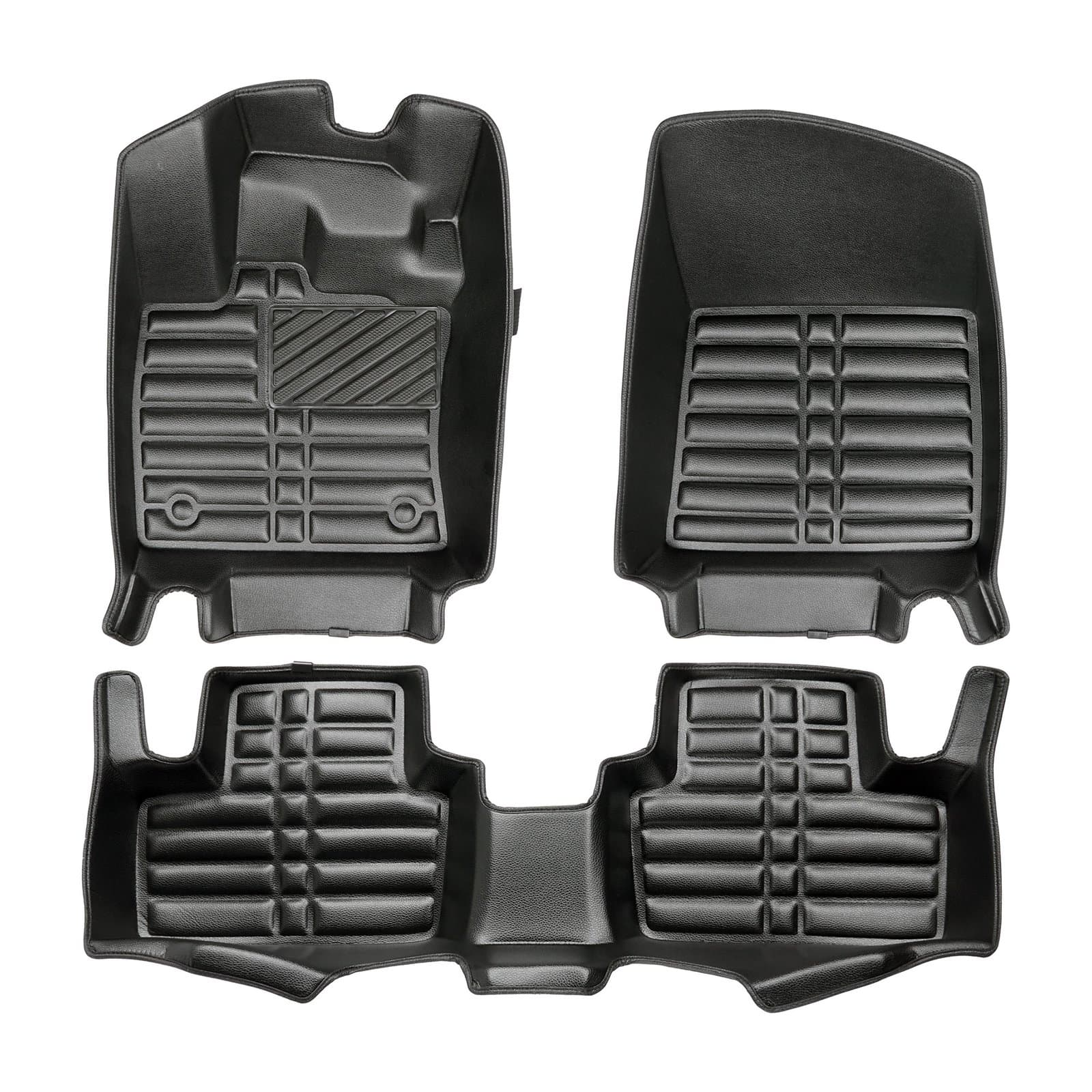5D Premium Auto Fussmatten TPE Set passend für Renault Captur (2.Gen) Hybrid Baujahr ab 2020