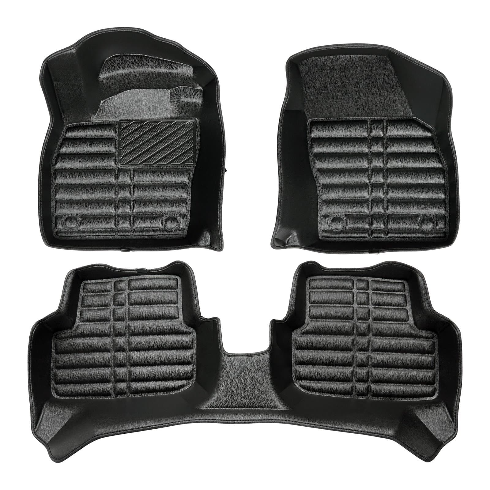 5D Premium Auto Fussmatten TPE Set passend für Seat Ibiza (5.Gen) Baujahr ab 2017