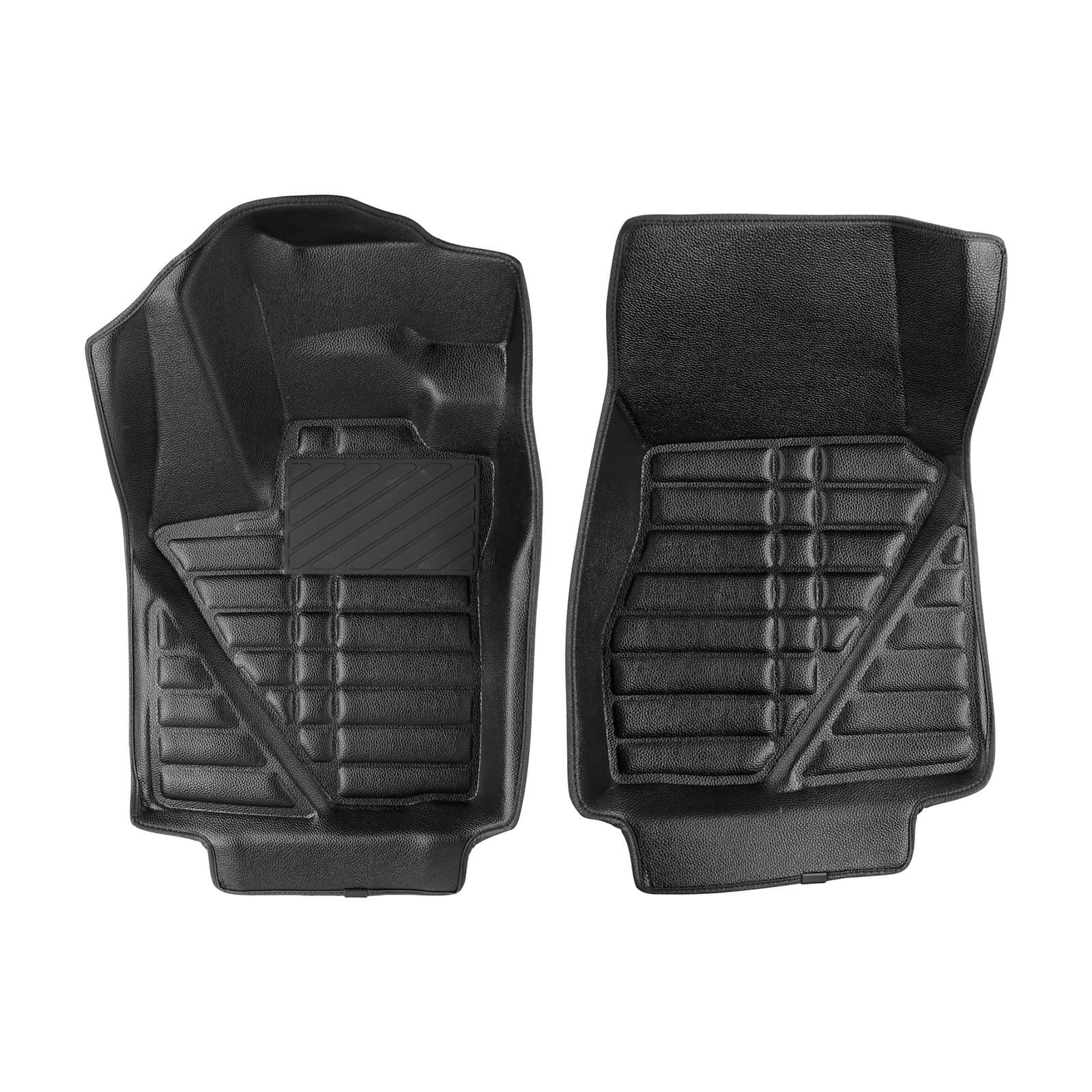 5D Premium Auto Fussmatten TPE Set passend für Smart Fortwo (3.Gen / 453) Baujahr ab 2014