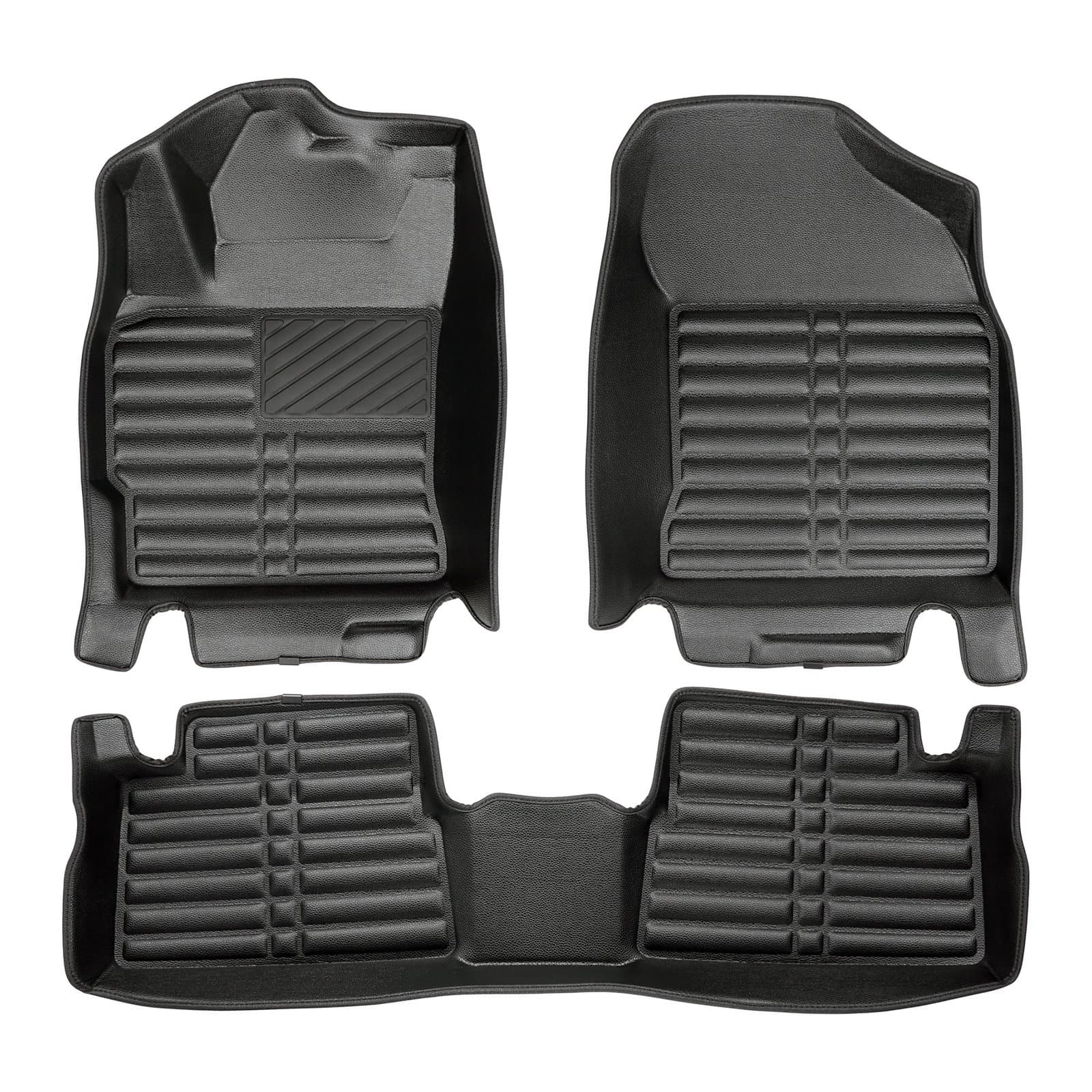 5D Premium Auto Fussmatten TPE Set passend für Toyota Auris (2.Gen) Baujahr 2012-2019