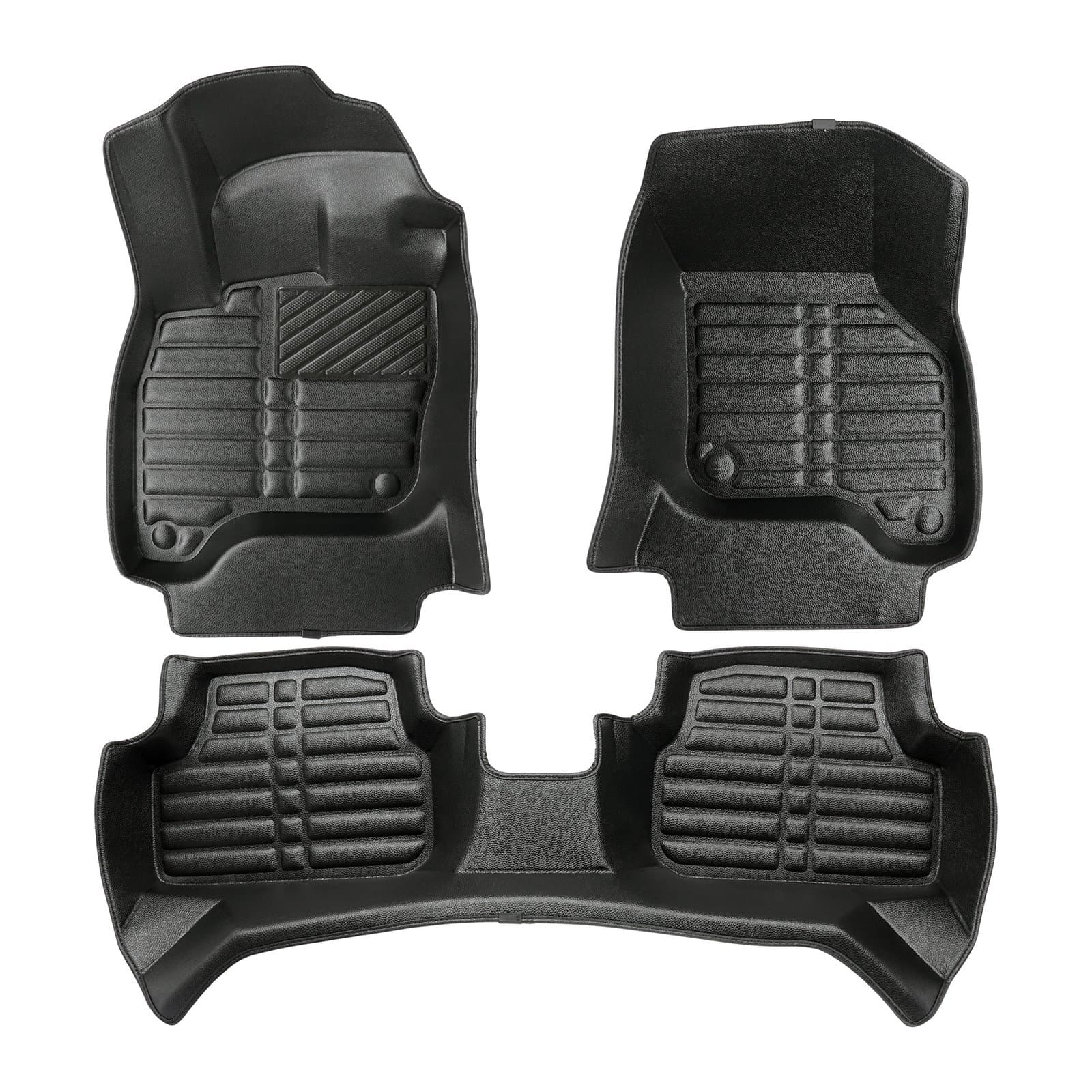 5D Premium Auto Fussmatten TPE Set passend für VW e-Golf 7 Baujahr 2014-2021