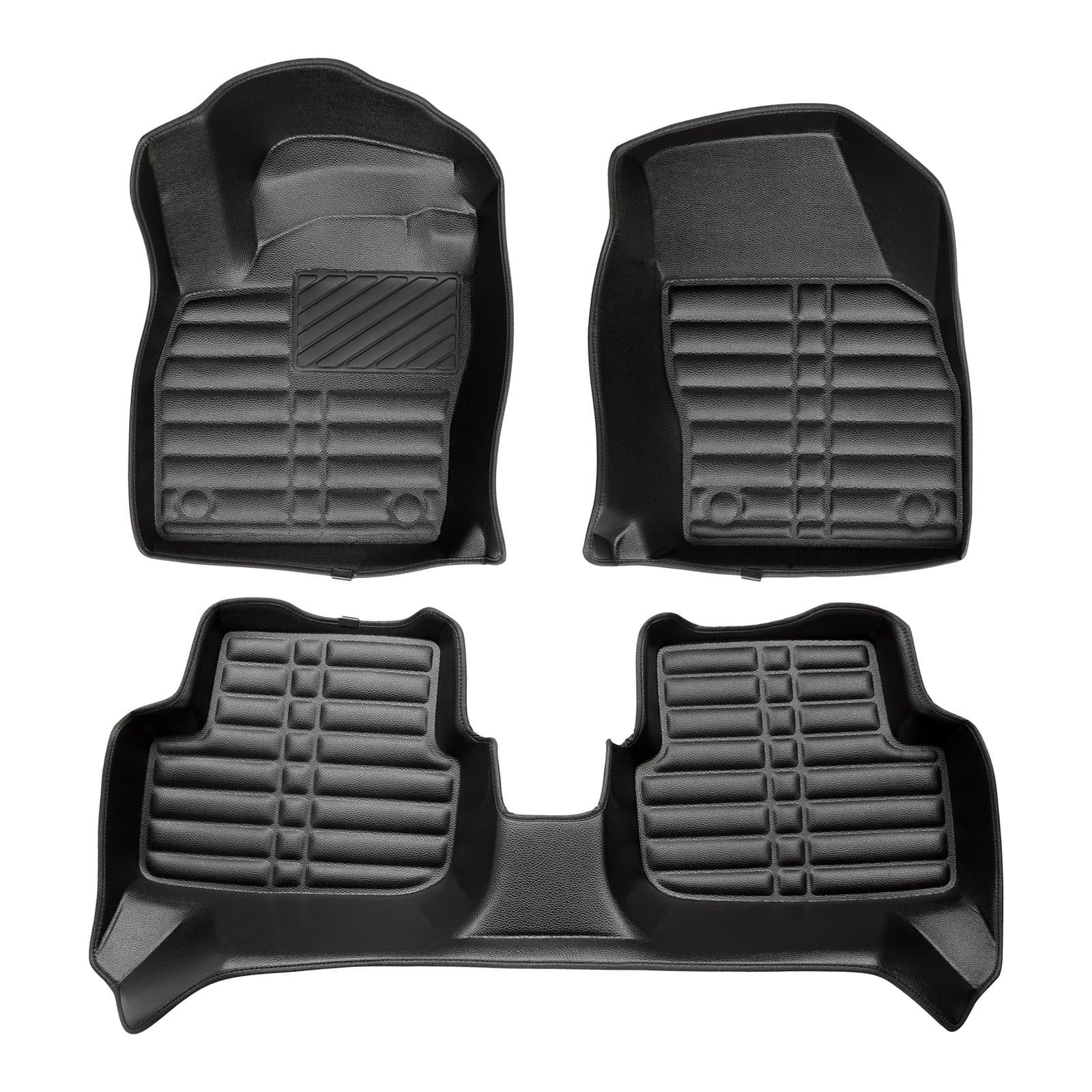 5D Premium Auto Fussmatten TPE Set passend für VW Polo (6.Gen) Baujahr ab 2017