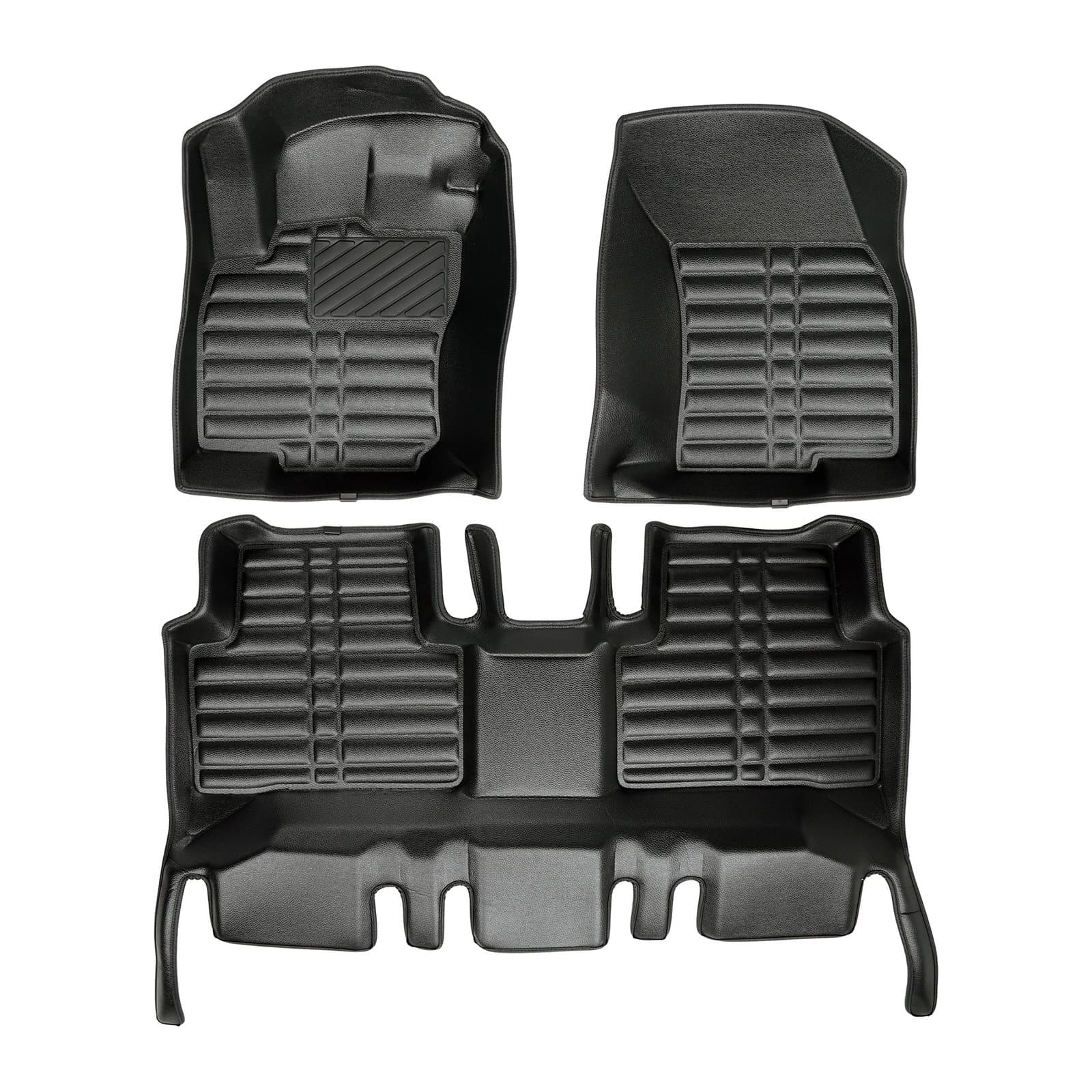 5D Premium Auto Fussmatten TPE Set passend für VW Touran (2.Gen) Baujahr ab 2015