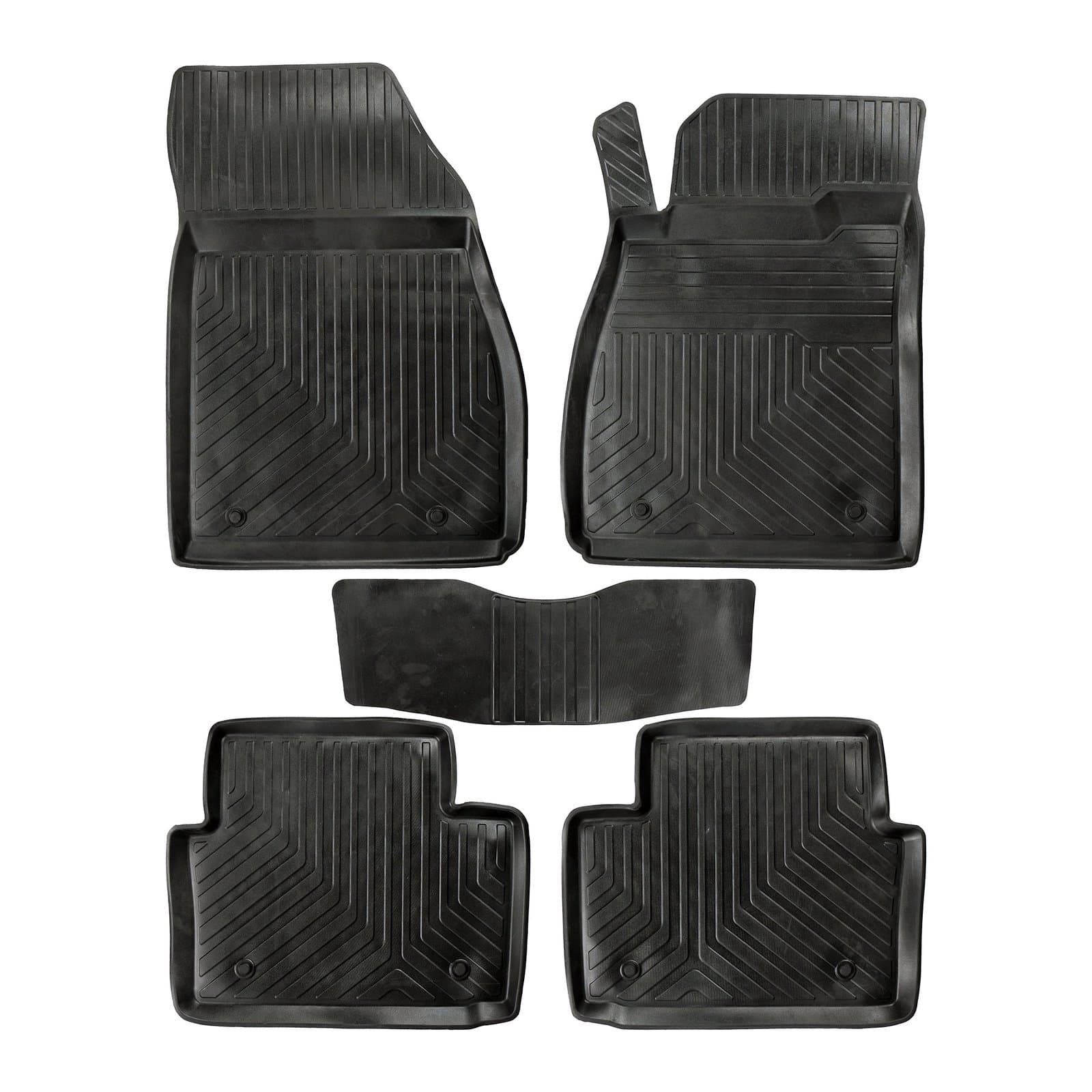 3D Premium Gummi Auto Fussmatten Set Passend für Opel Vectra (C) Baujahr 2003-2008