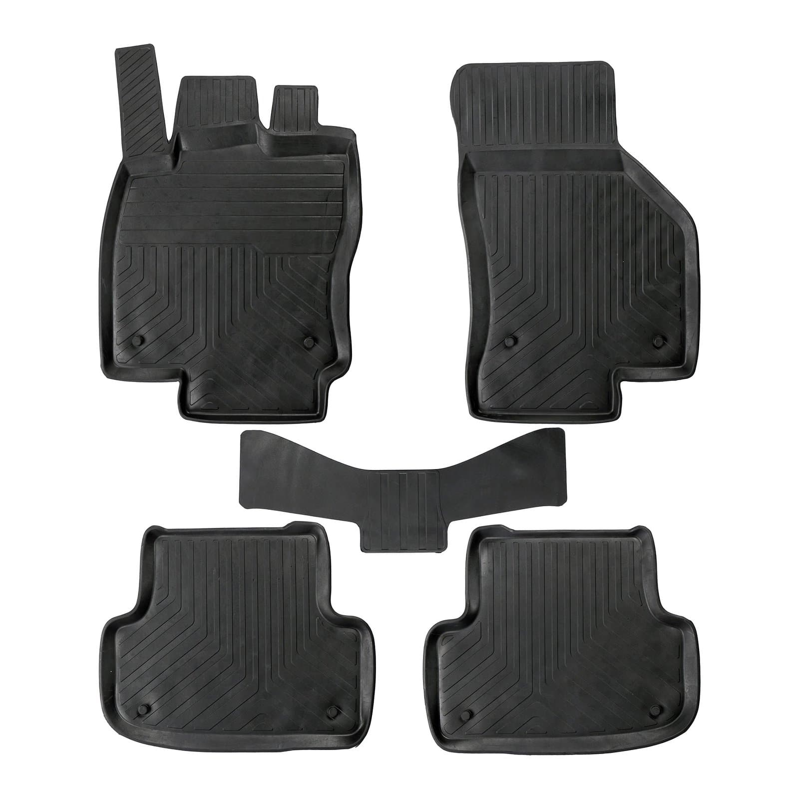 3D Premium Gummi Auto Fussmatten Set Passend für Skoda Yeti Baujahr 2009-2017
