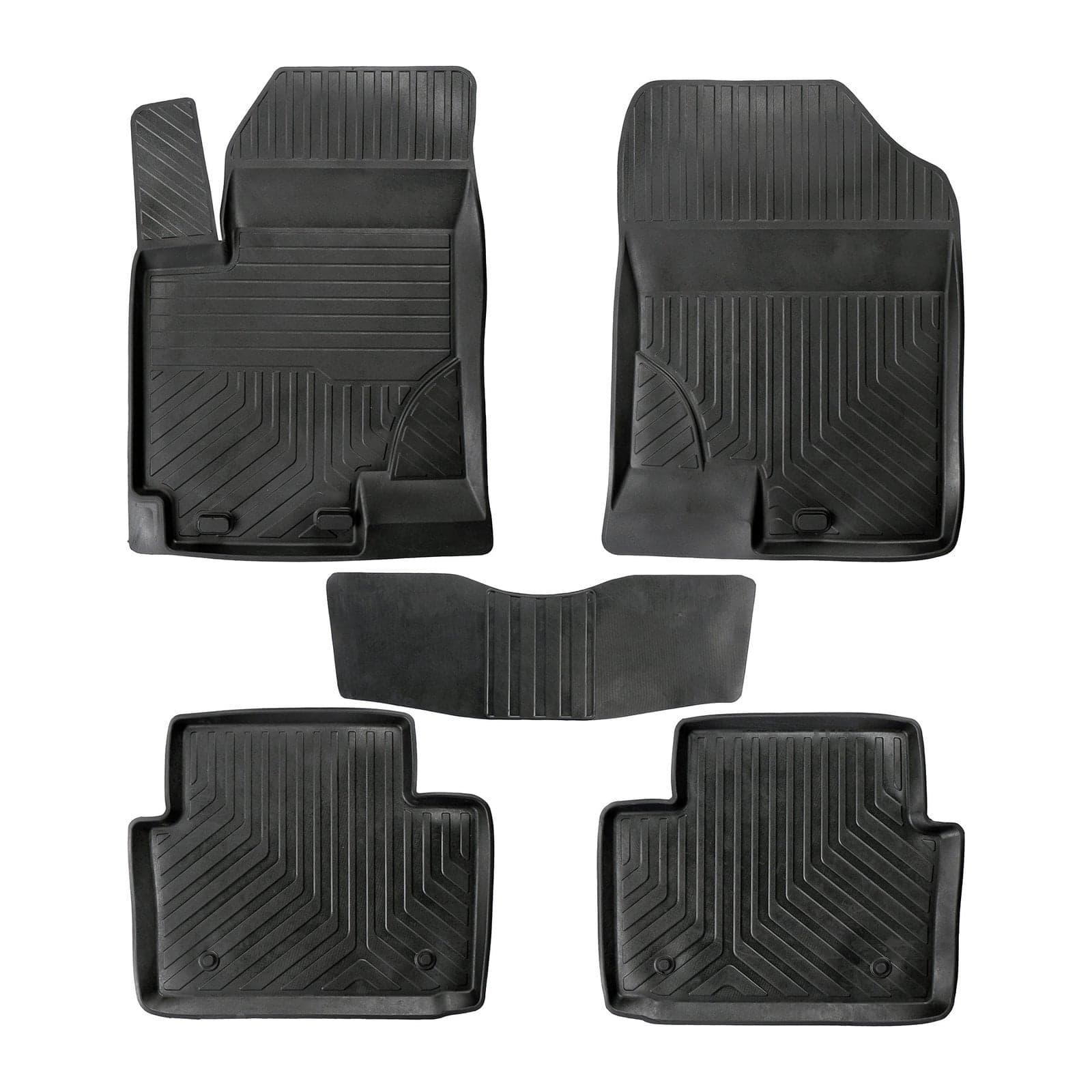 3D Premium Gummi Auto Fussmatten Set Passend für Kia Stonic Baujahr ab 2017