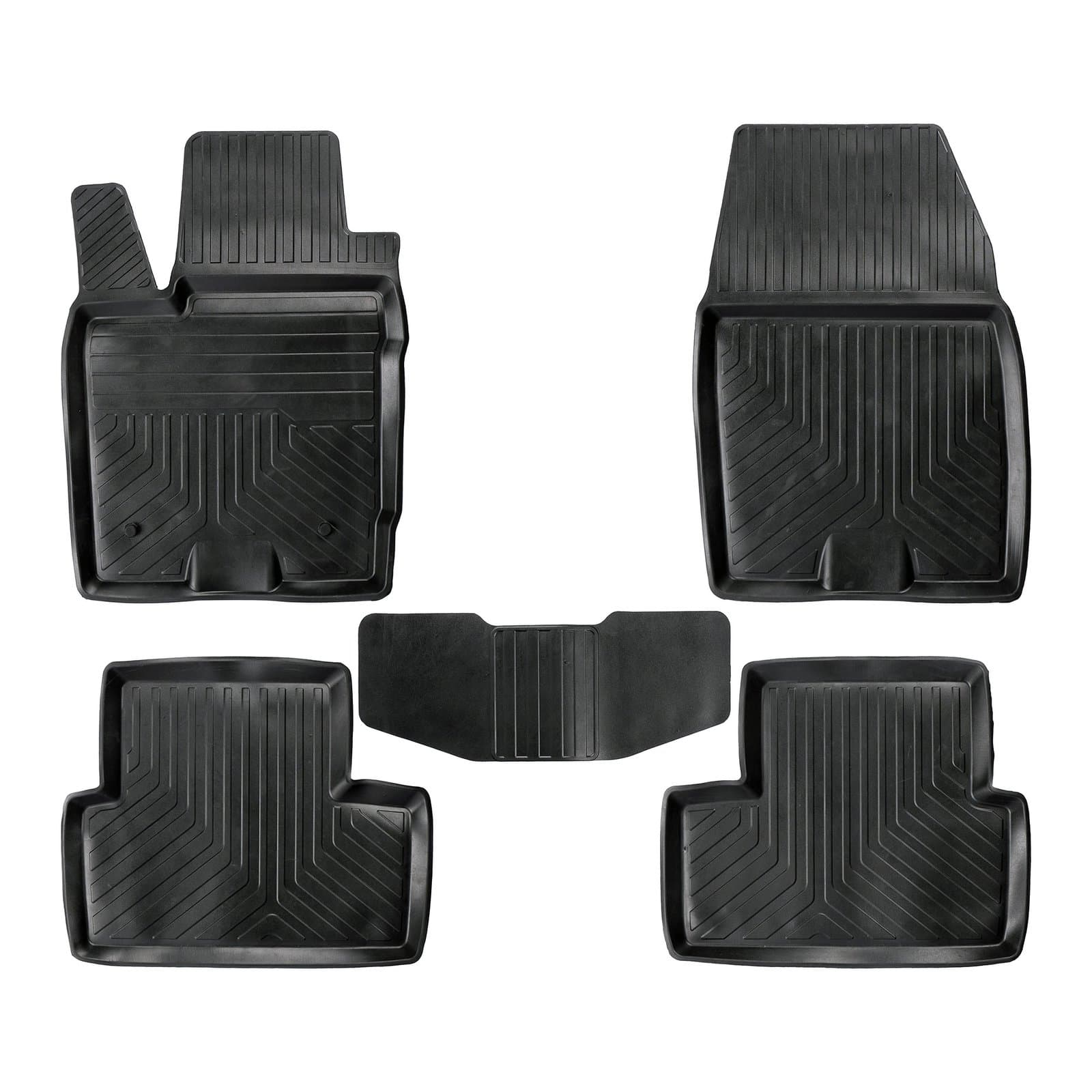 3D Premium Gummi Auto Fussmatten Set Passend für Volvo S40 Baujahr ab 2011
