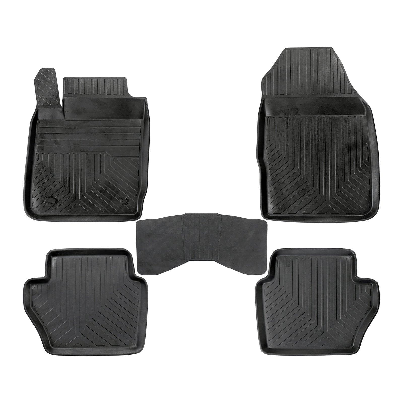 3D Premium Gummi Auto Fussmatten Set Passend für Ford EcoSport Baujahr ab 2017