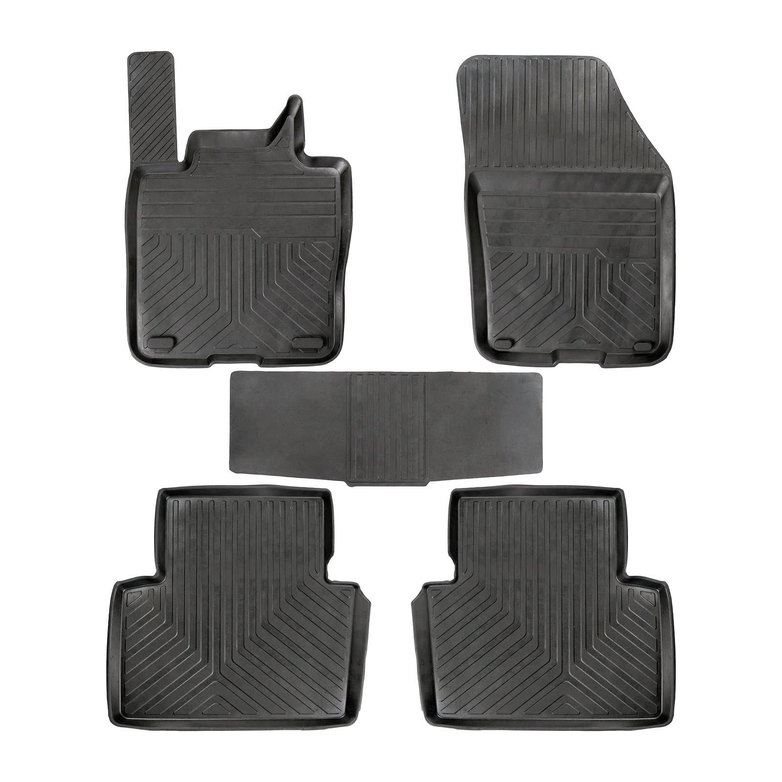 3D Premium Gummi Auto Fussmatten Set Passend für Volvo XC40 Baujahr ab 2018