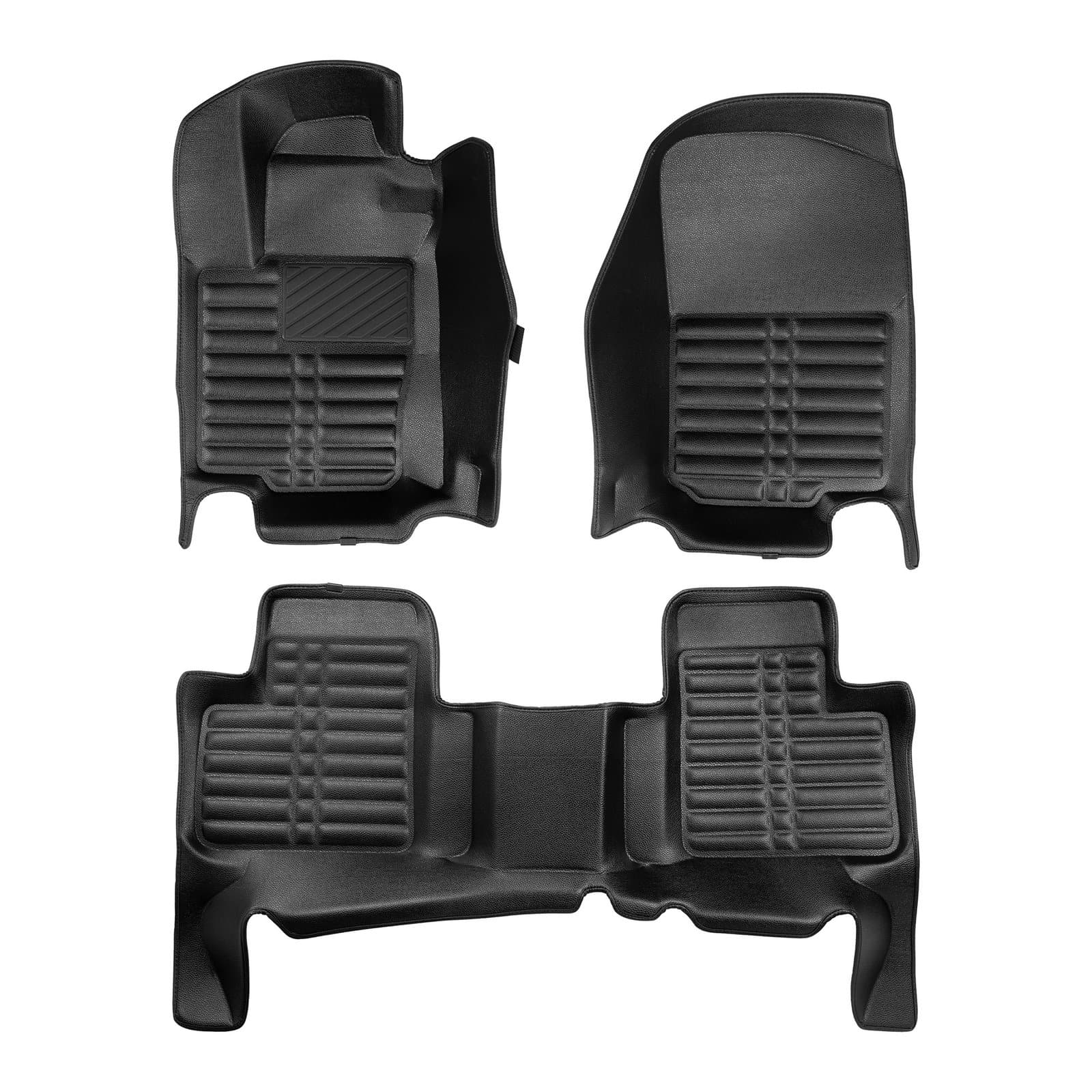 5D Premium Auto Fussmatten TPE Set passend für Mercedes GLE (W166) Baujahr 2015-2019