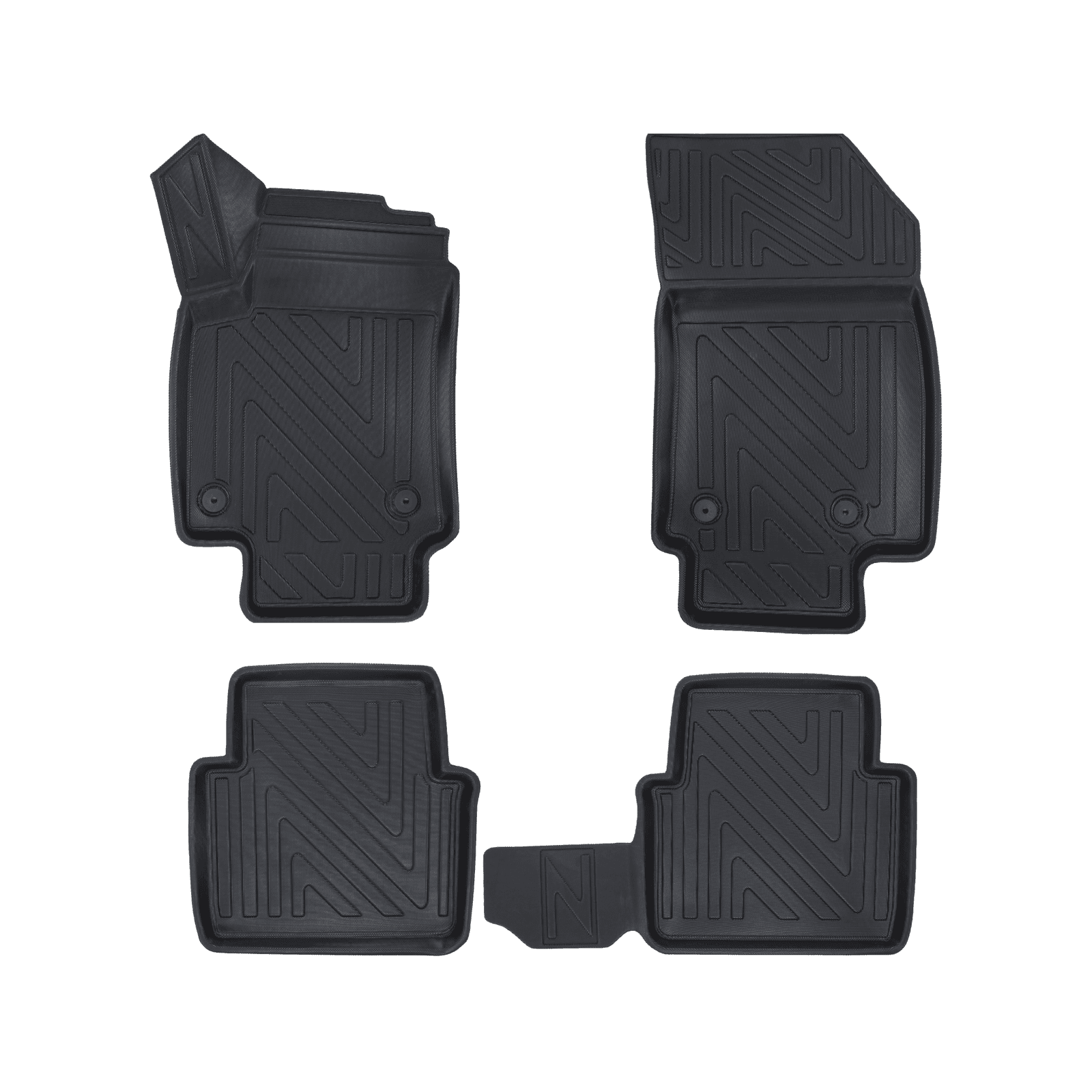 3D Auto Fussmatten Set passend für Opel Crossland X Baujahr ab 2017