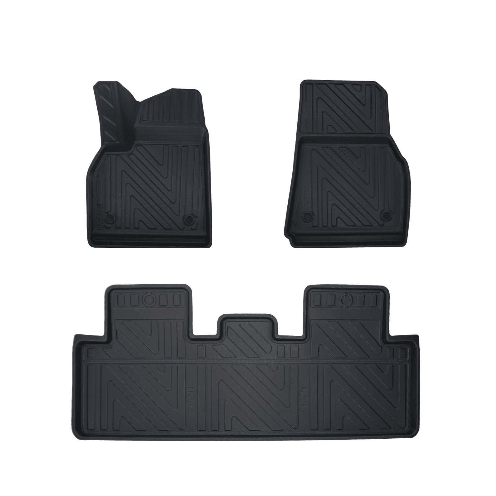 3D Auto Fussmatten Set passend für Tesla Model Y Baujahr ab 2020