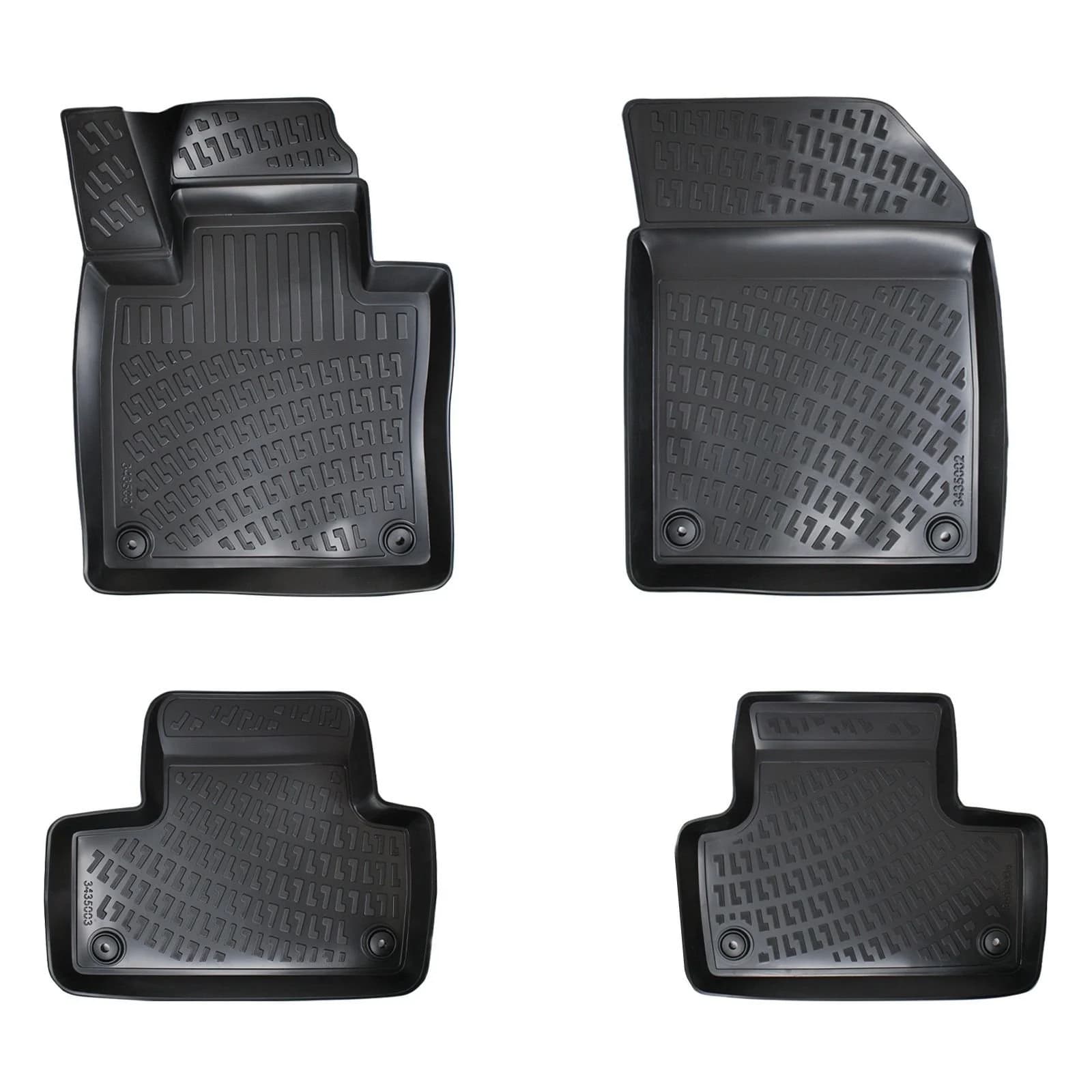 3D Auto Fussmatten Set passend für Volvo XC-60 Plug in HYBRID Baujahr ab 2022