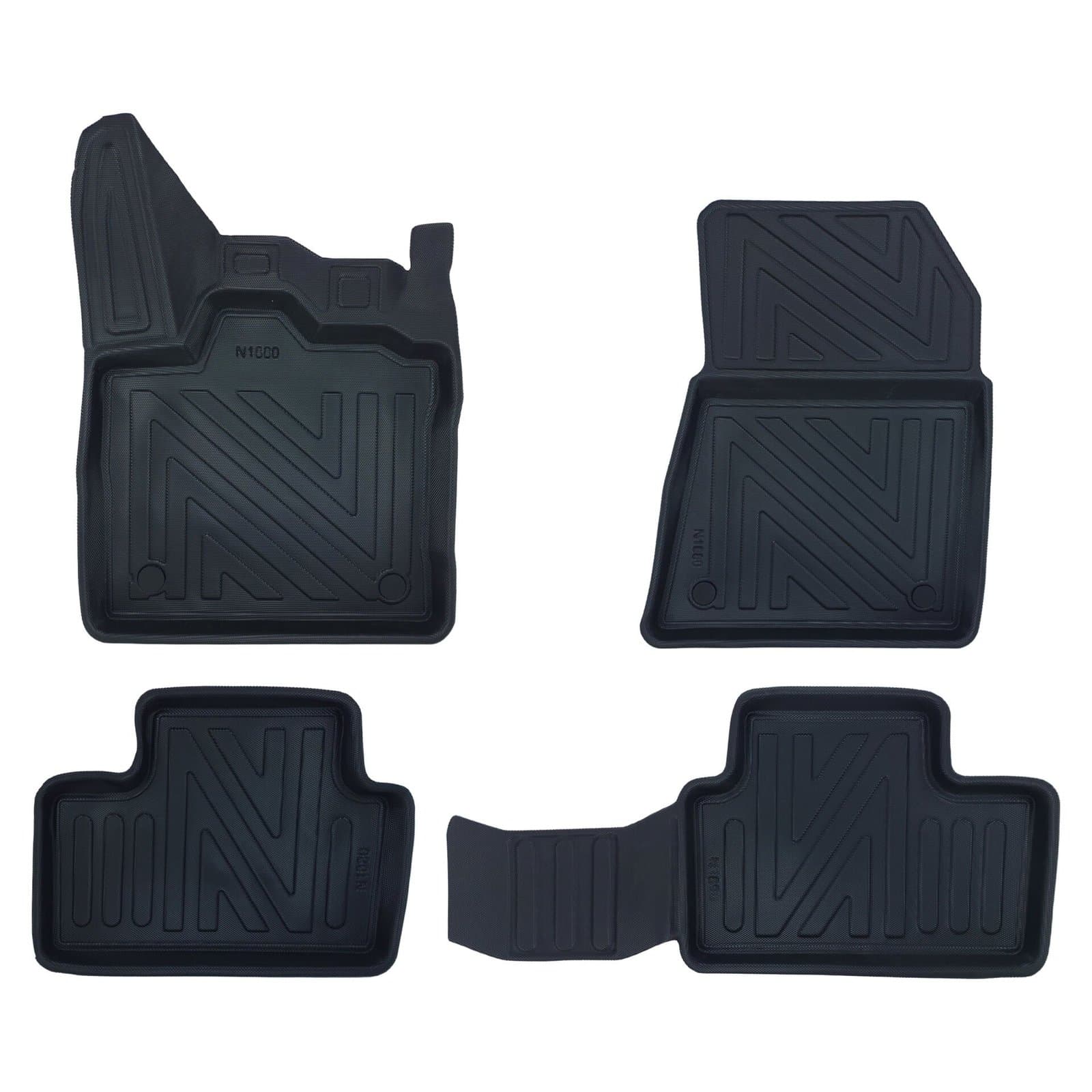 3D Auto Fussmatten Set passend für Renault Captur (2.Gen) ab 2020