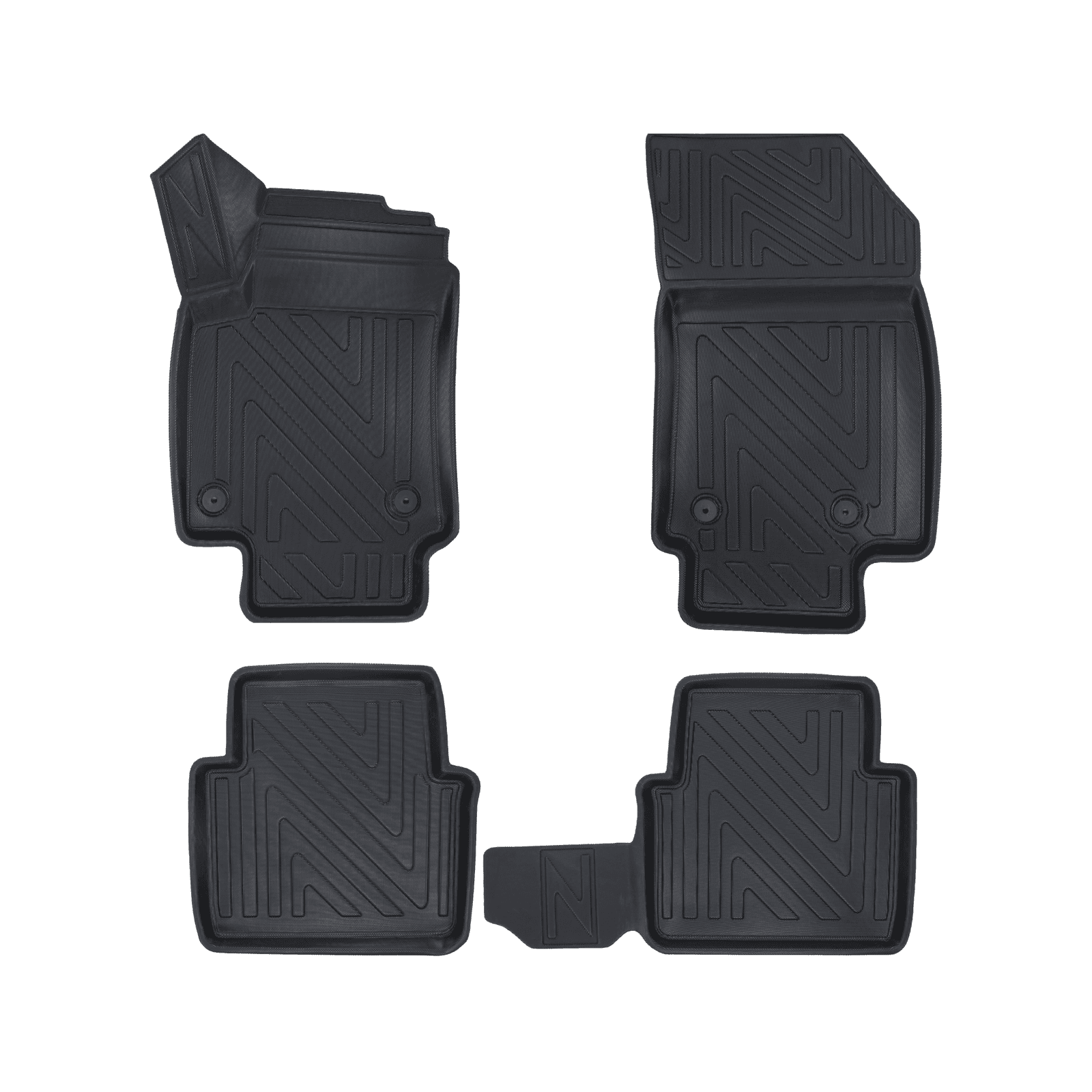 3D Auto Fussmatten Set passend für Citroen C3 Aircross Baujahr ab 2017