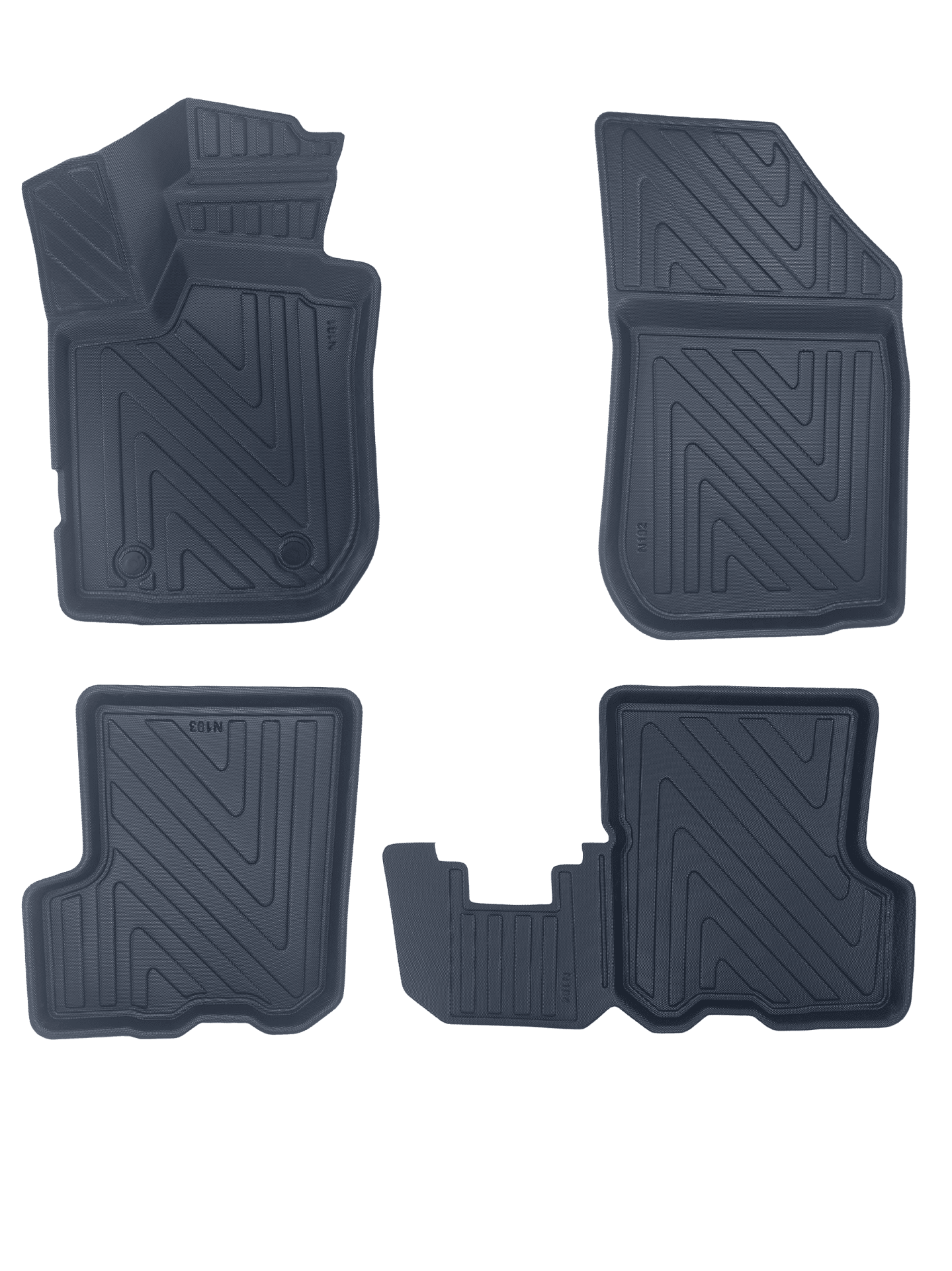 3D Fussmatten passend für Dacia Sandero II (2.Gen) 2012-2020