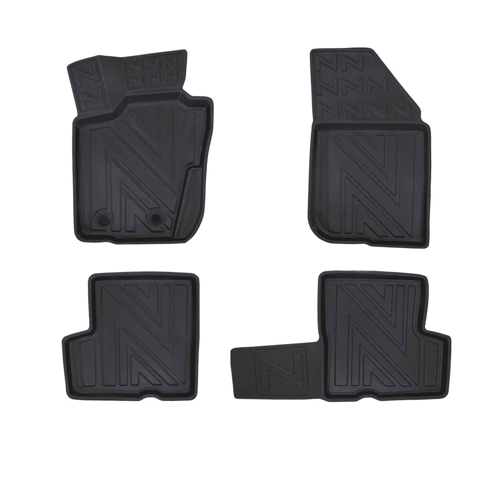 3D Auto Fussmatten Set passend für Dacia Duster 4x4 Baujahr 2010-2017