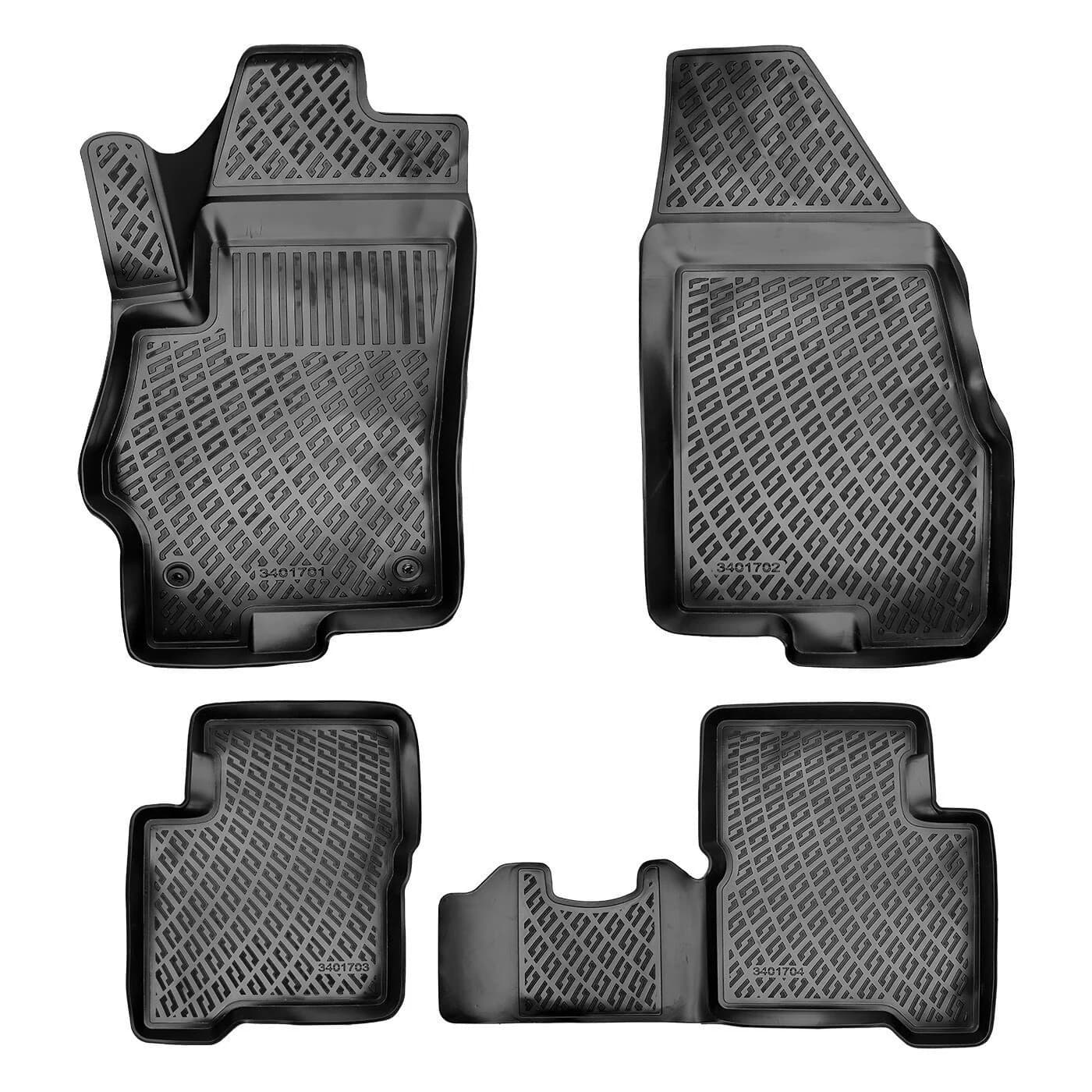 3D Fußmatten passend für Fiat Linea ab 2007