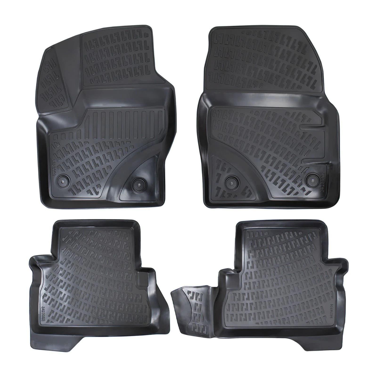 3D Auto Gummimatten & Kofferraumwanne Set für Ford C-Max II Baujahr 2011-2019
