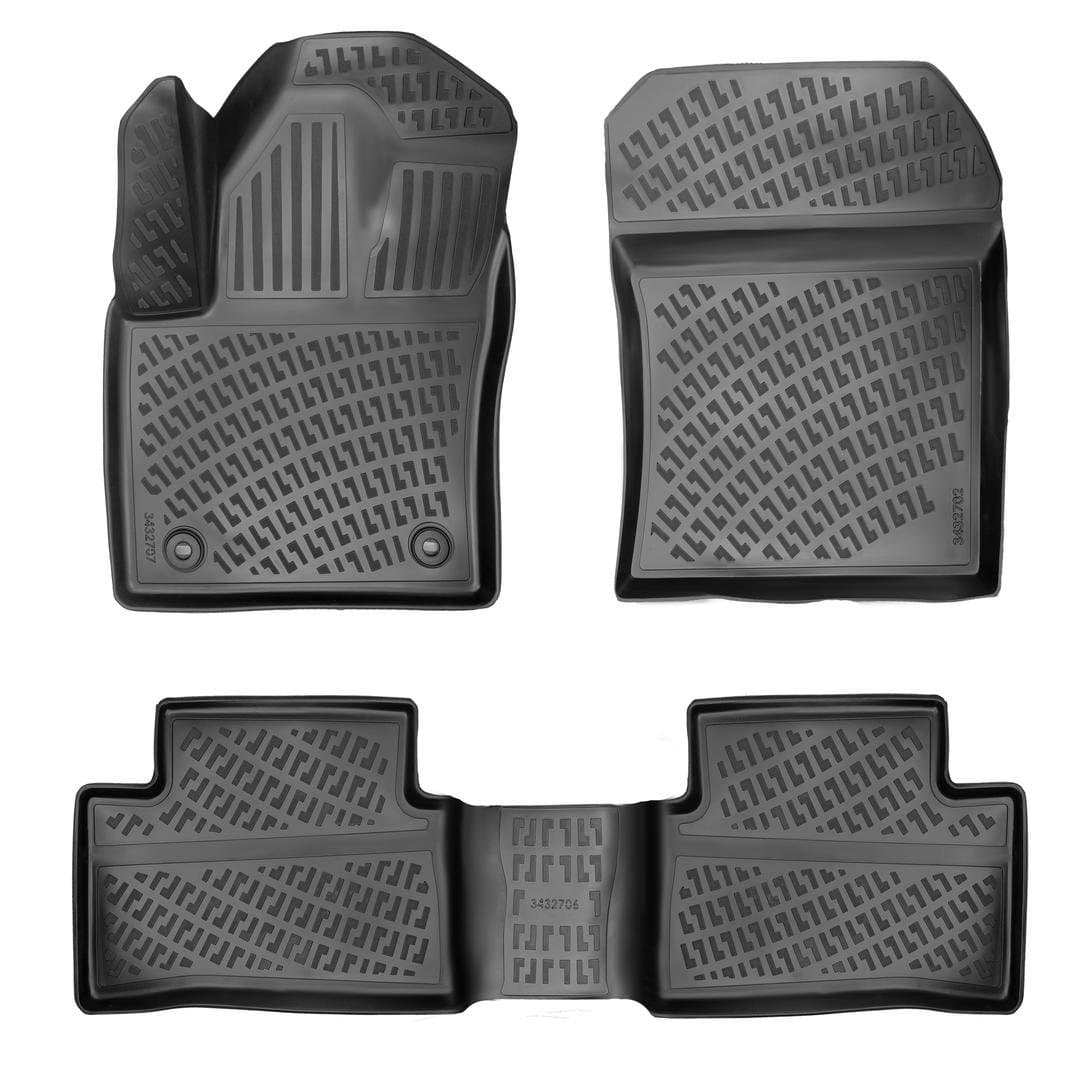 3D Auto Fussmatten Set passend für Toyota C-HR Baujahr ab 2023