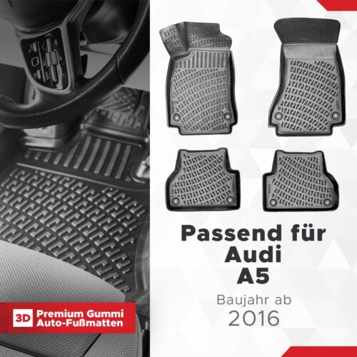 Audi A5 ab 2016 – Fussmatten 3D
