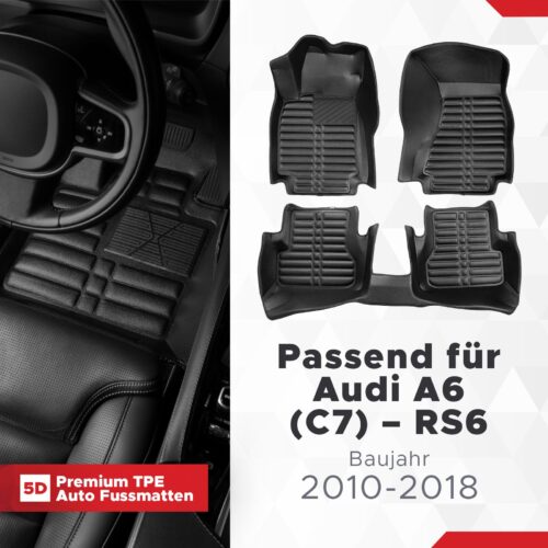Audi A6 (C7) - RS6 2010–2018 – Fussmatten 5D