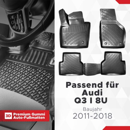Audi Q3 I (8U) 2011–2018 – Fussmatten 3D