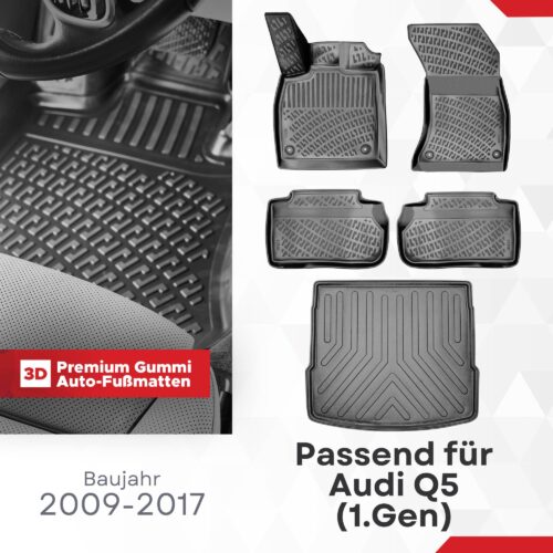 audi-q5-1-gen-2008-2017-fussmatten-und-kofferraumset-3d-1 Audi Q5 (1. Gen) 2008–2017 – Fussmatten- und Kofferraumset 3D