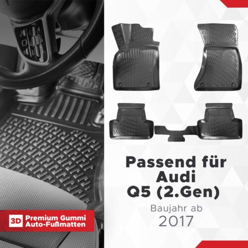 Audi Q5 (2. Gen)) ab 2017 – Fussmatten 3D